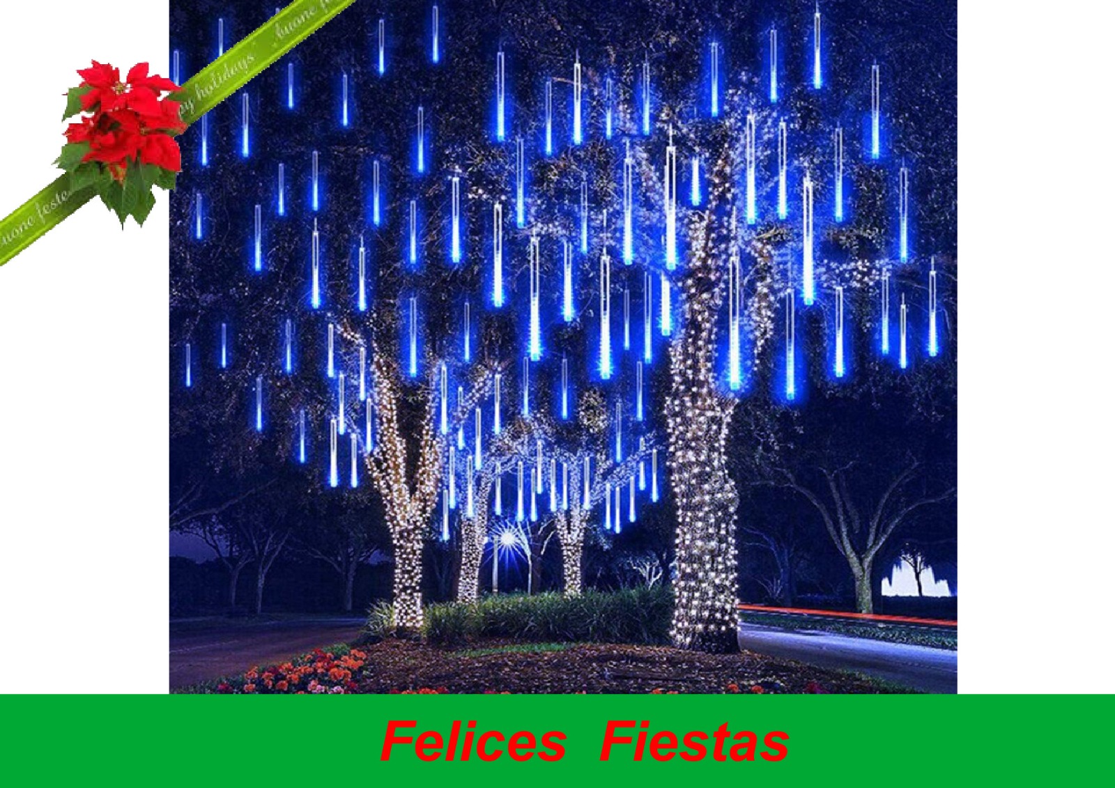 Luces decorativas, festivas, guirlandas, tiras led, estrellas, cometas, meteoras etc...