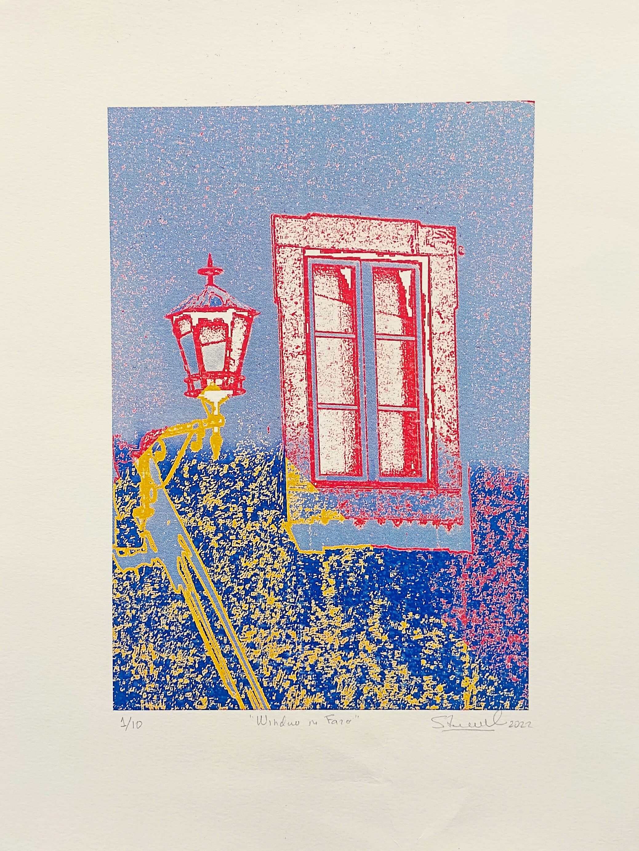 Serigraphy WINDOW IN FARO