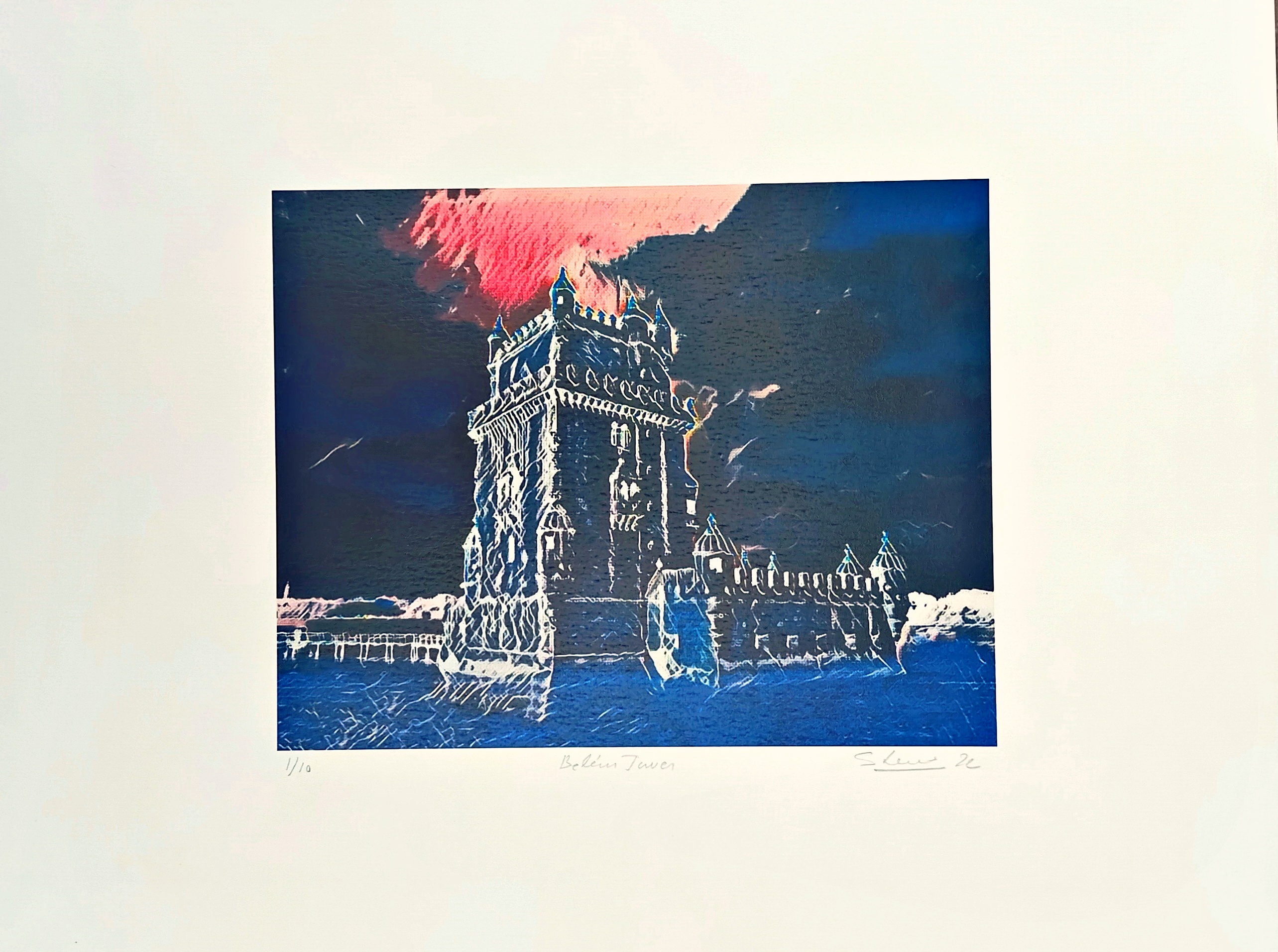 Serigraphy BELÉM TOWER