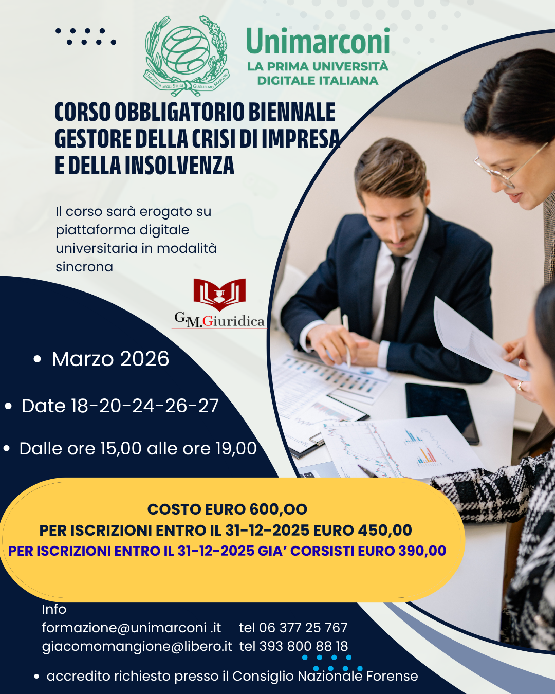 Corso di Aggiornamento per il Mantenimento dell’Iscrizione nell’Elenco ex Art. 356 CCII