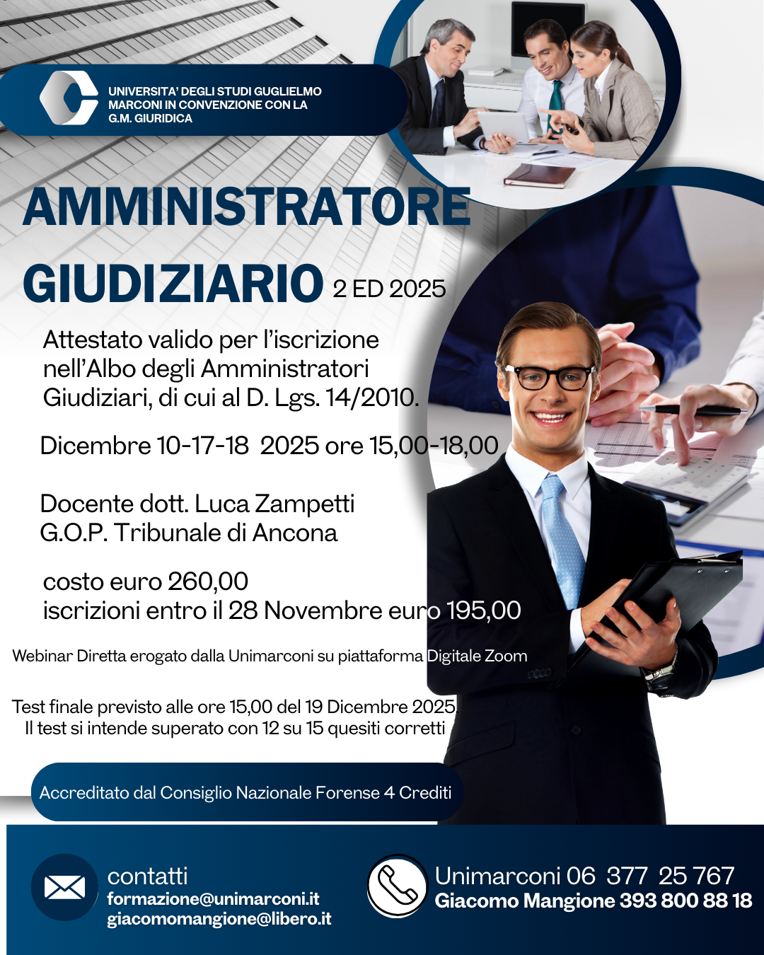 Corso Amministratore Giudiziario 2025
