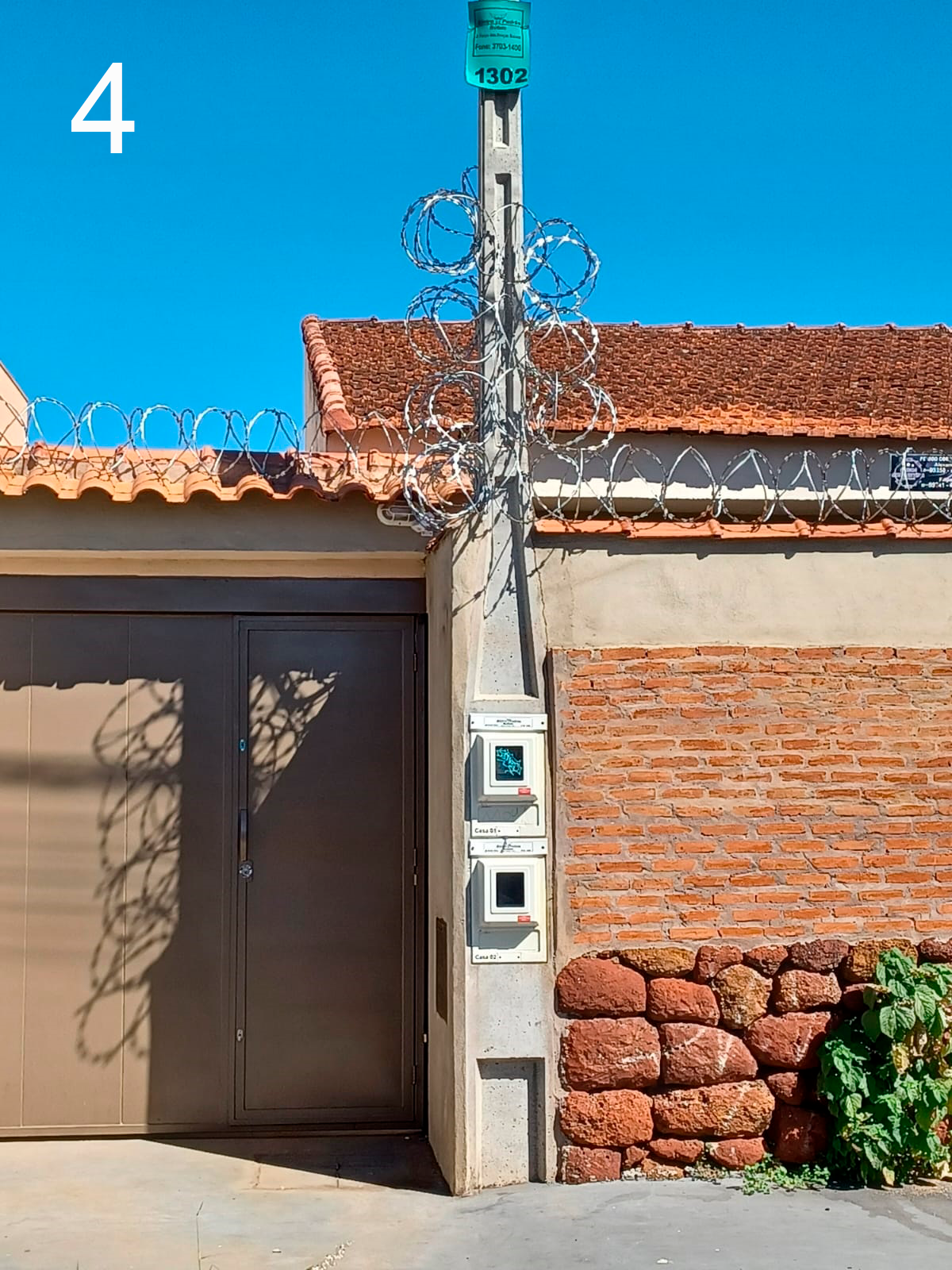 POSTE CAIXA ACOPLADA 2 CONSUMIDORES BIFASICOS COM VISOR FRONTAL 