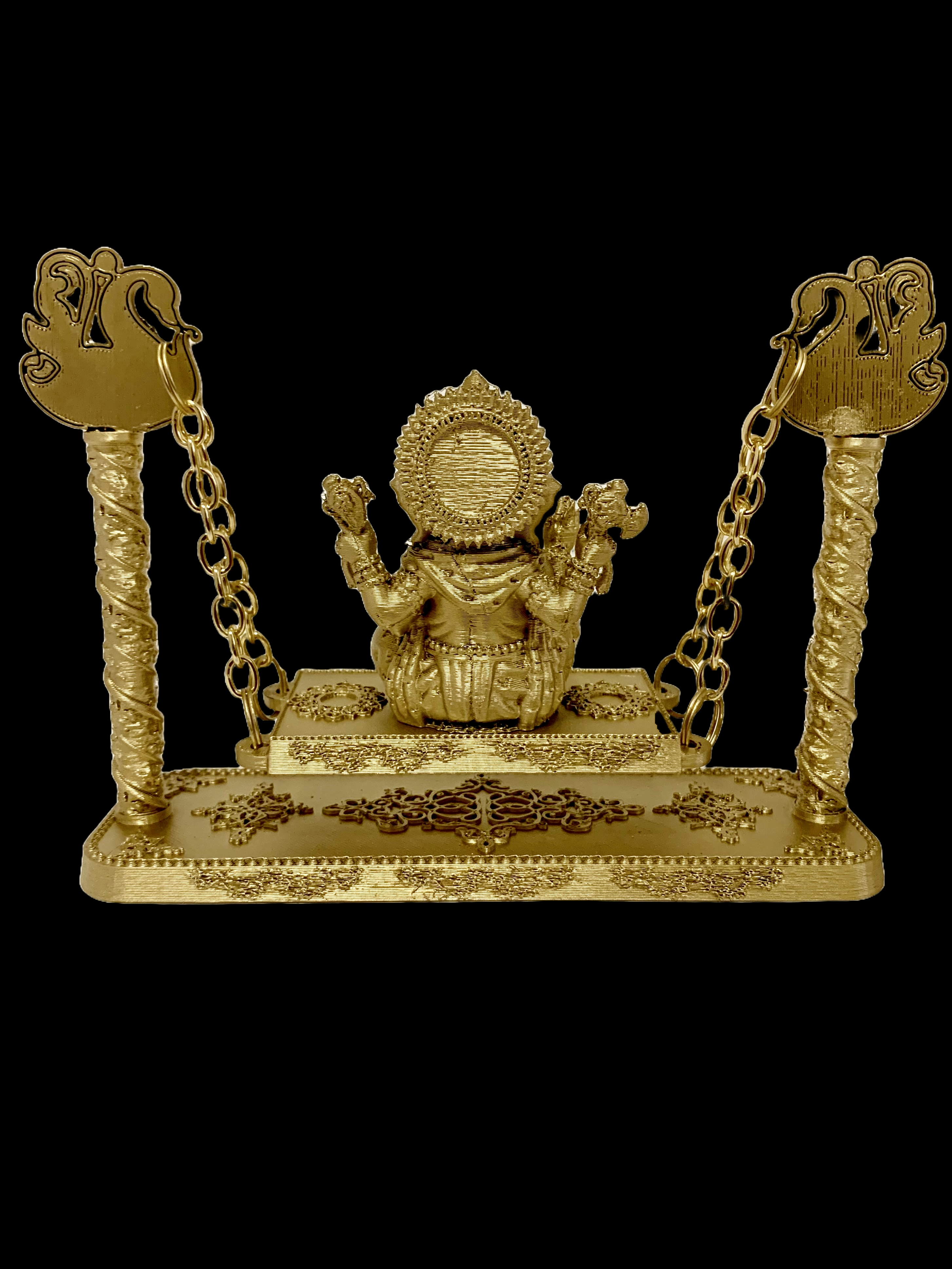 Lord Ganesh Idol in Swing