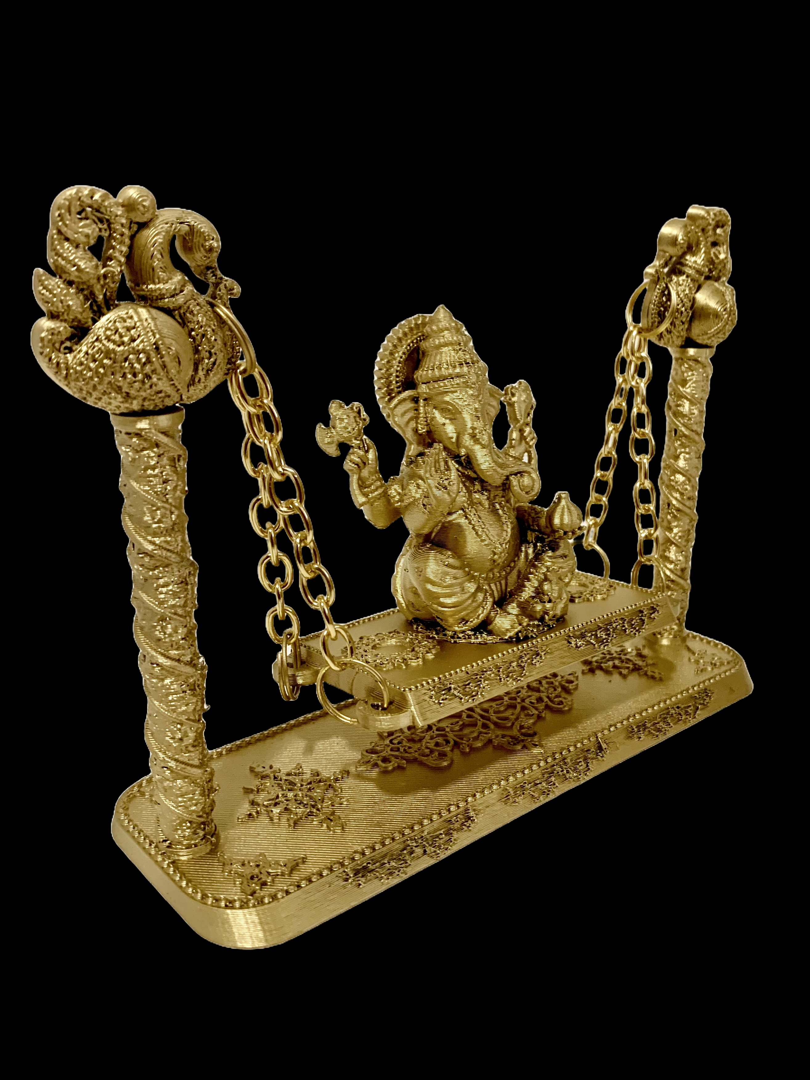 Lord Ganesh Idol in Swing