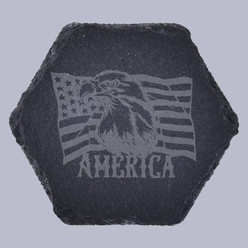 Custom slate coaster pack