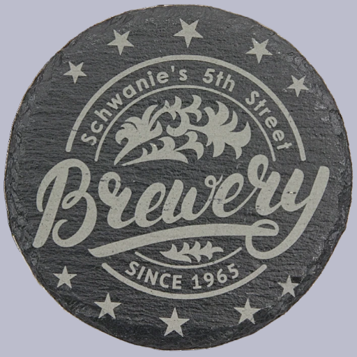 Custom slate coaster pack