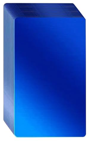 Custom Metal Business Cards - Larger Quantity