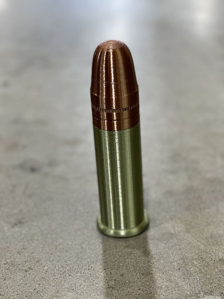 Enlarged Bullet Container 3D Printed (Replica of .223, .22, and 9mm)