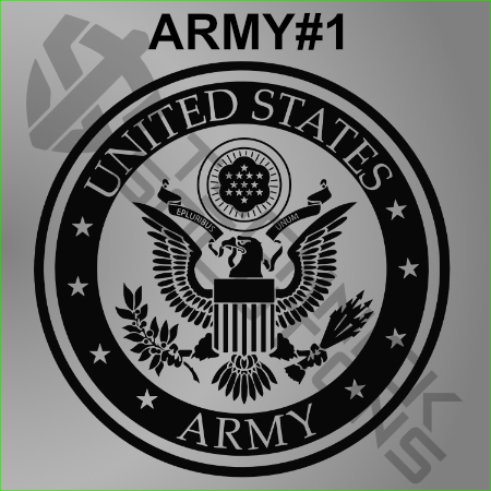 Military 20 oz Tumbler - Customized with Emblem and Text