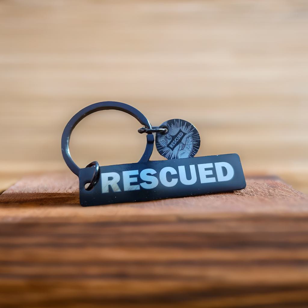 Custom Keychain Black