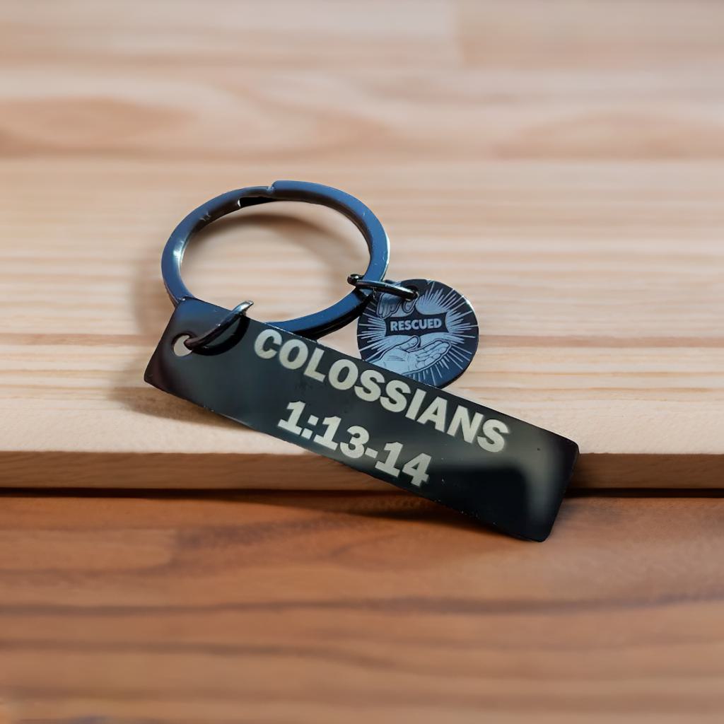Custom Keychain Black