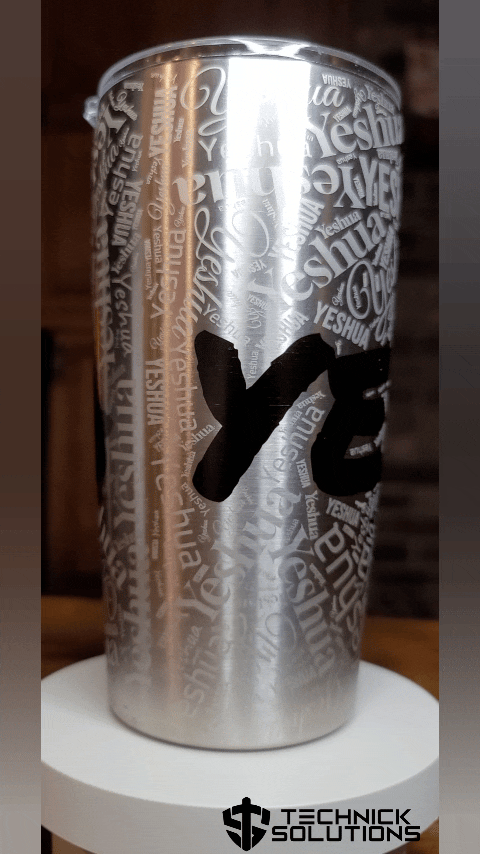 Yeshua Tumbler - Forgive 70x7