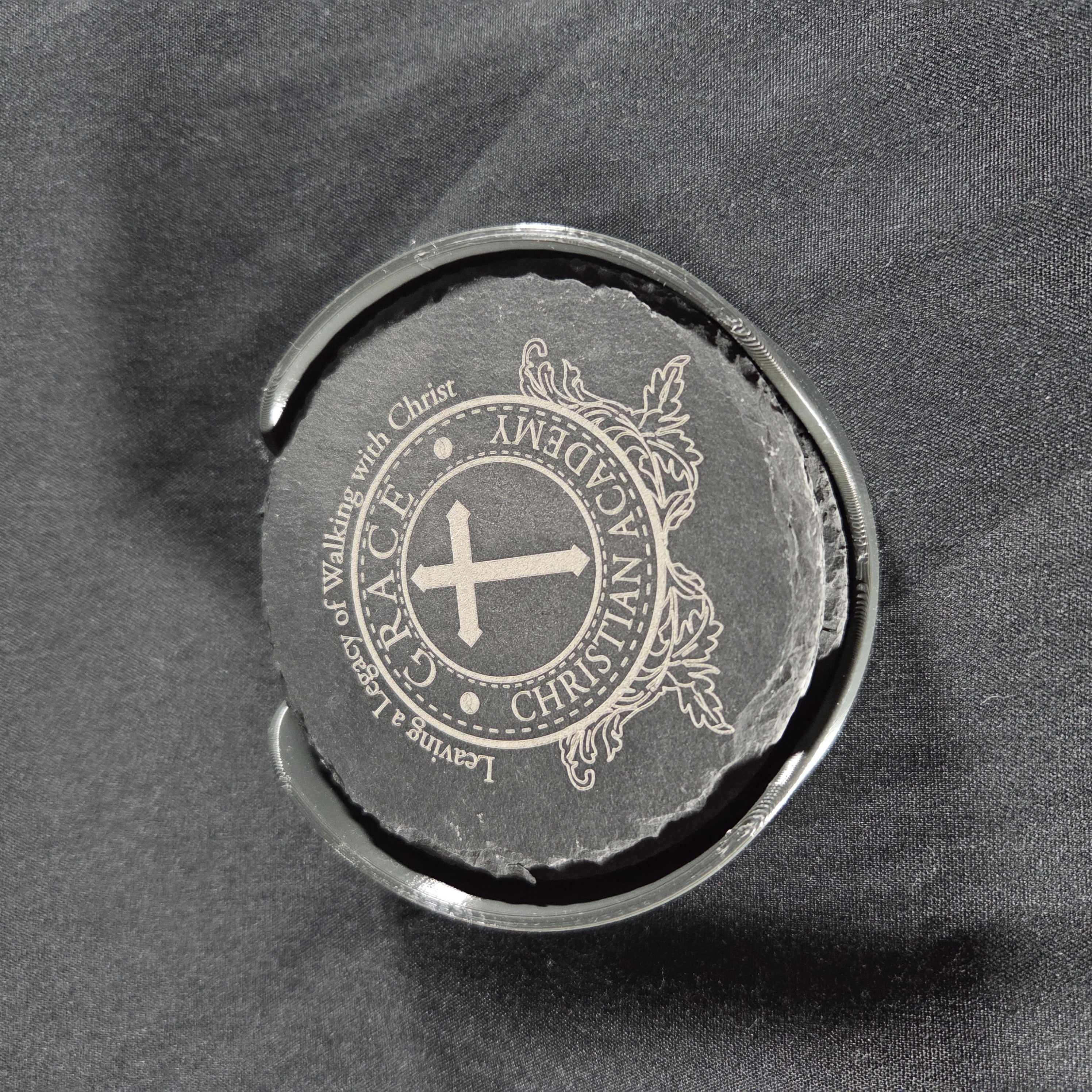 GCA 4 slate coaster pack