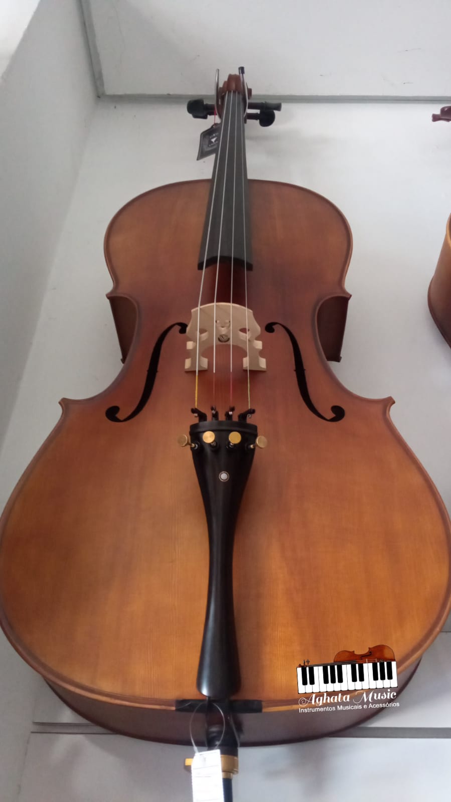 Violoncelo 4/4 Fosco Peças em ébano 