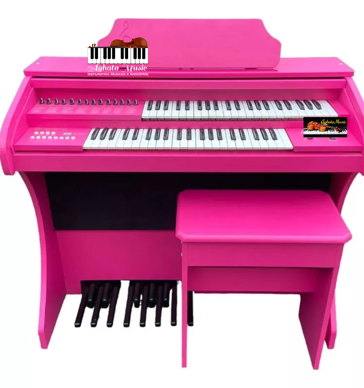 Órgão Eletrônico Digital Rosa Pink