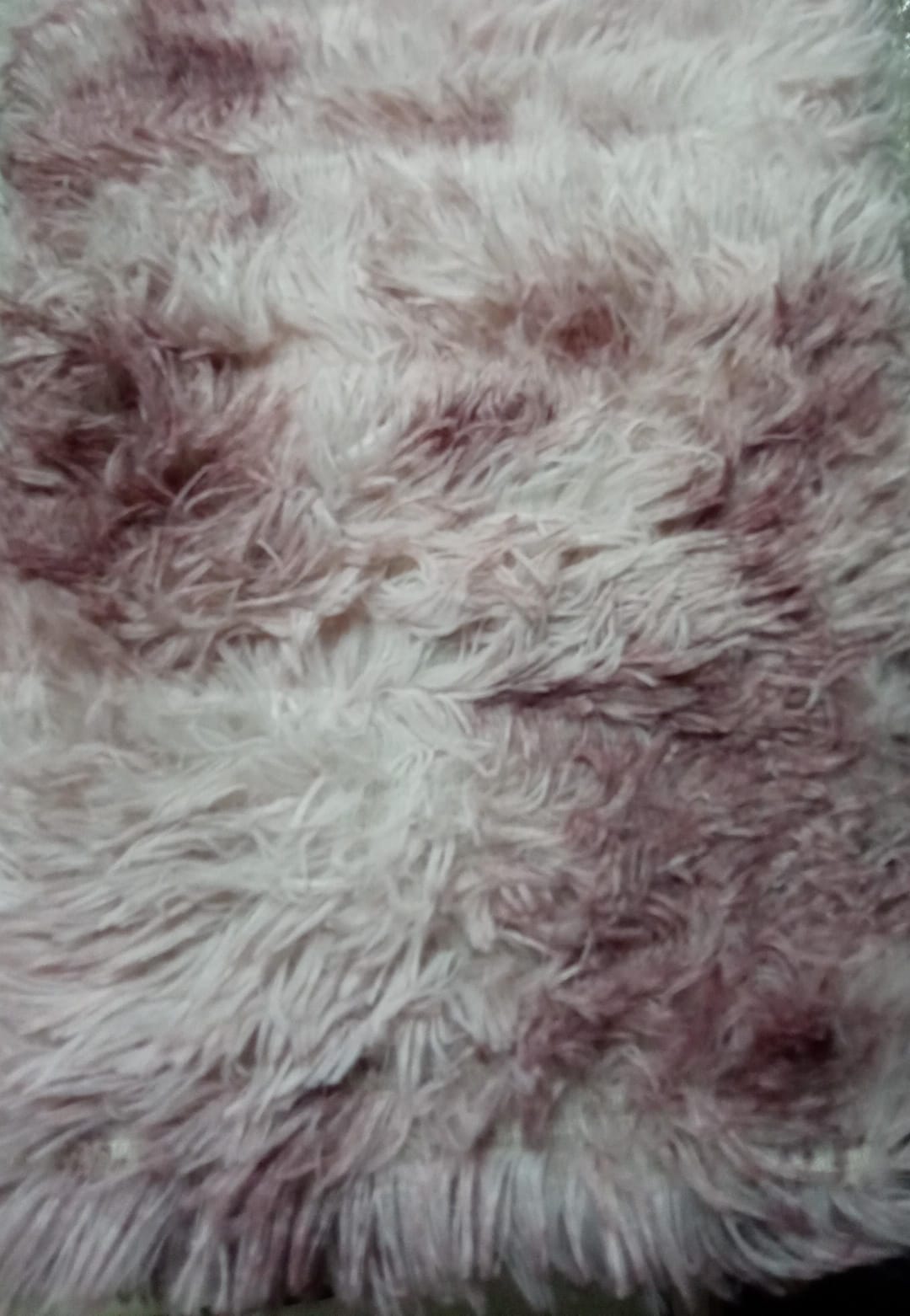 Tapete Rosê Mesclado Felpudo Luxo para órgão eletrônico 