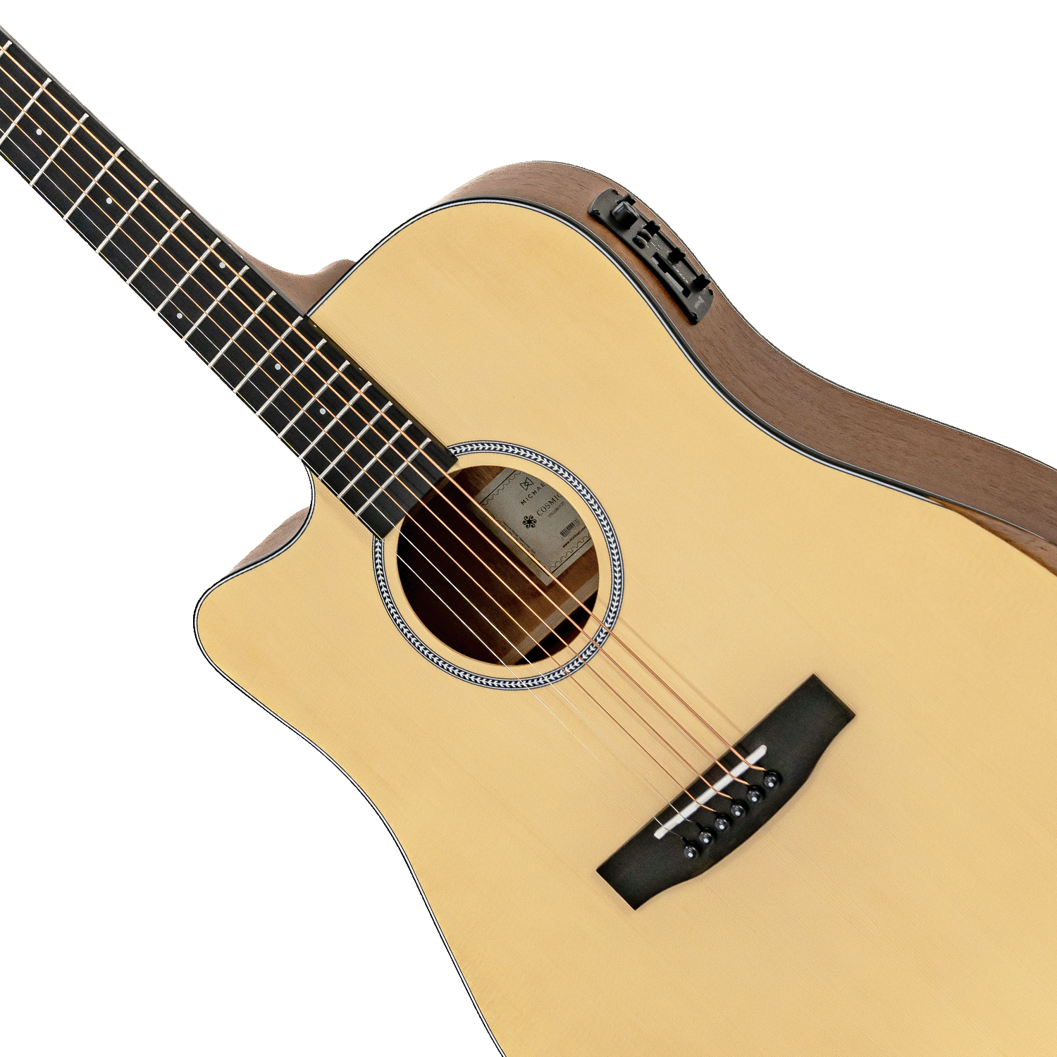 Violão Michael VMC230LH ST Canhoto Natural Cosmic