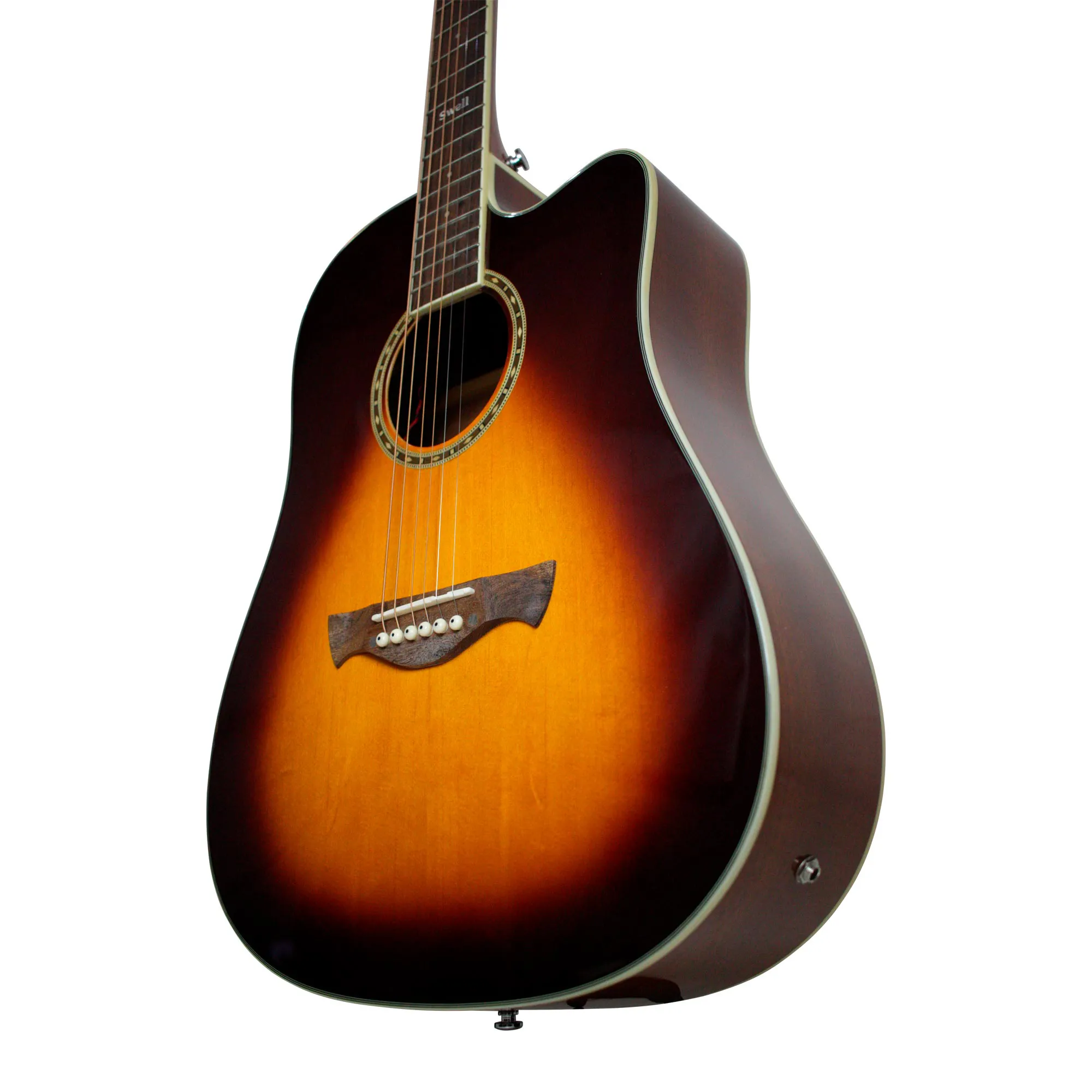 Violão Tagima Swell EQ Folk Elétrico Honey Burst