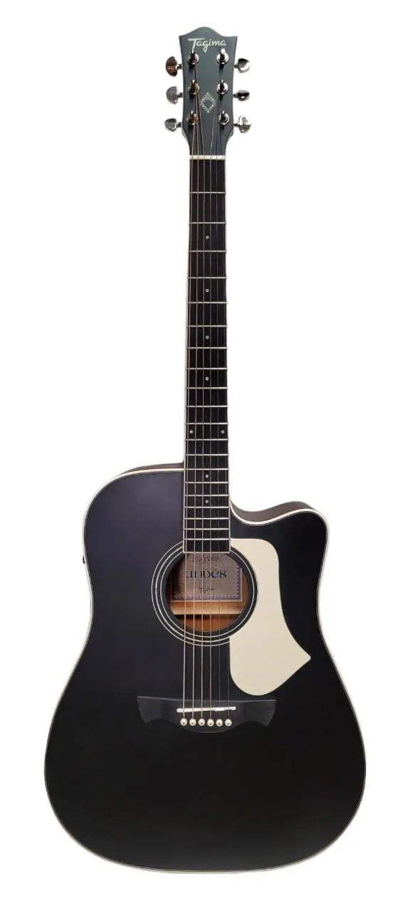 Violao Tagima Andes Folk Cutaway Eq Aço Bks Latin America
