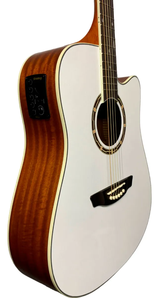 Violão Strinberg Cd40c Wh Cromo Elétrico