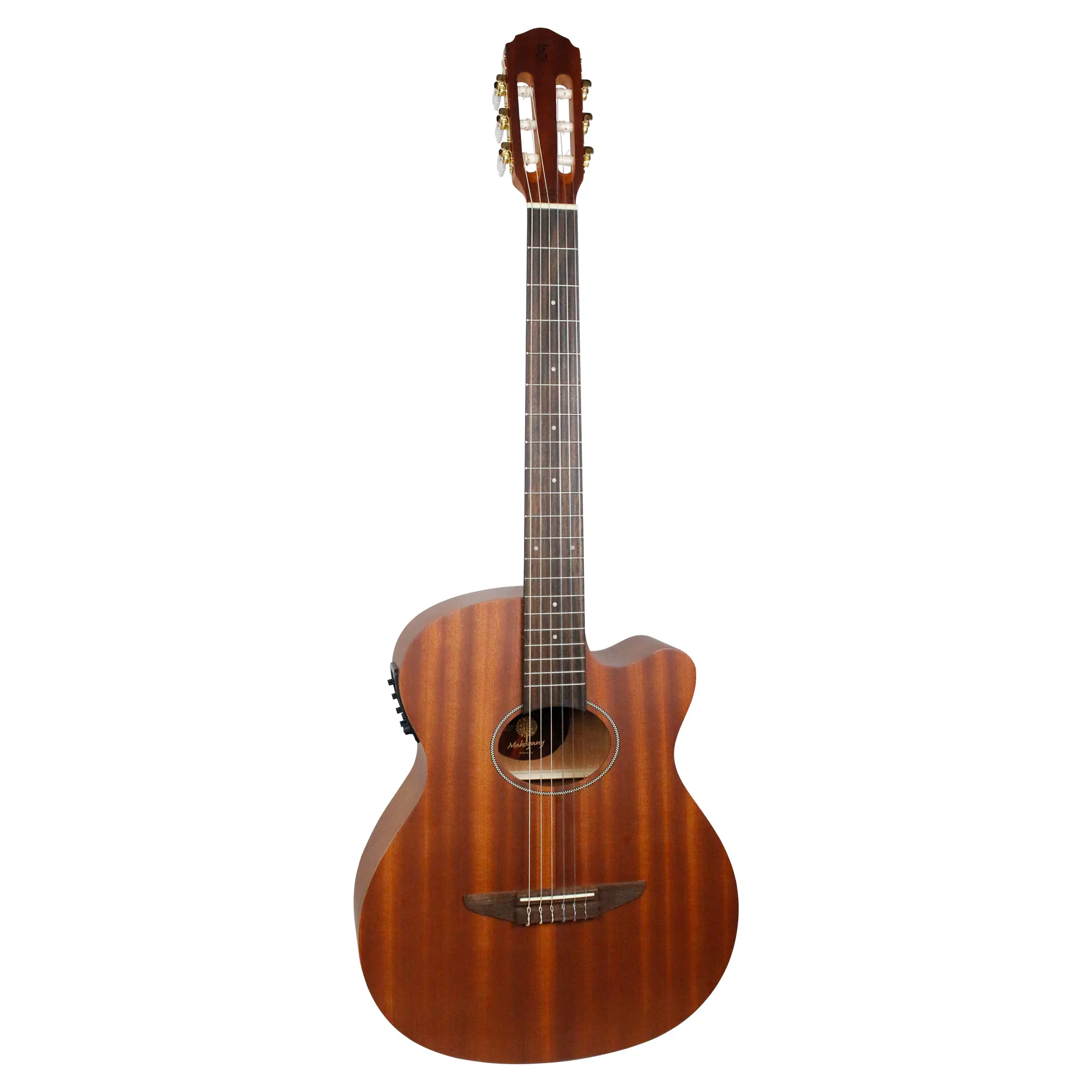 Violão Elétrico Tagima Vegas Mahogany Eq Clássico Nylon Natural Cutaway