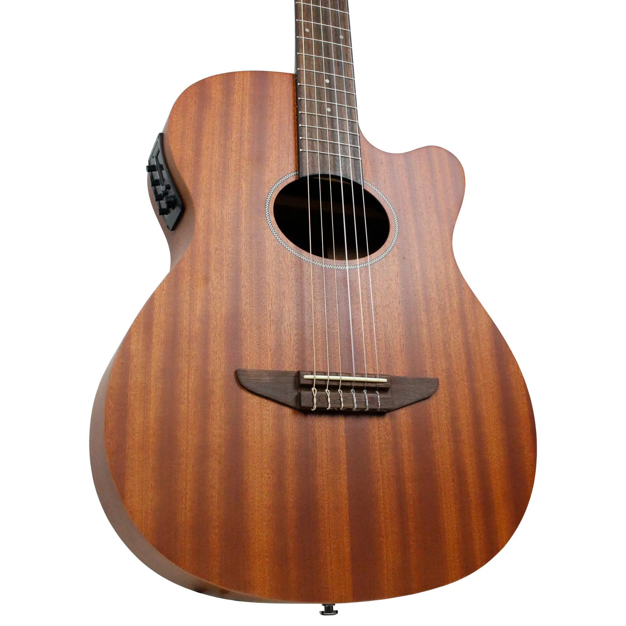 Violão Elétrico Tagima Vegas Mahogany Eq Clássico Nylon Natural Cutaway