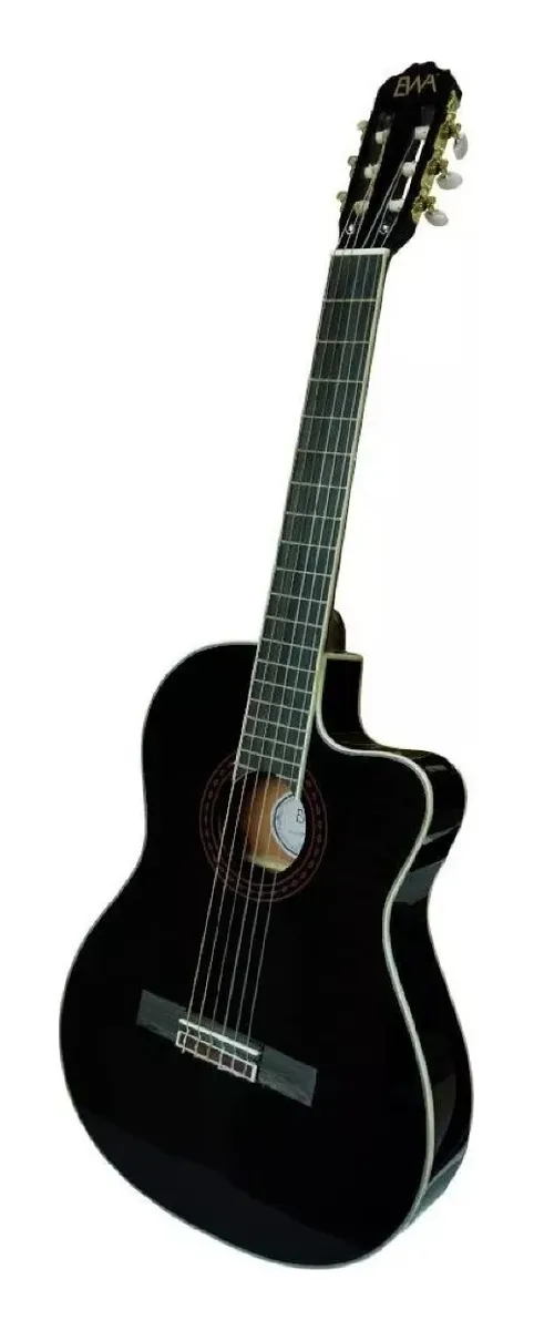 Violão 6 Cordas De Nylon Ana Ftce Bk Ewa
