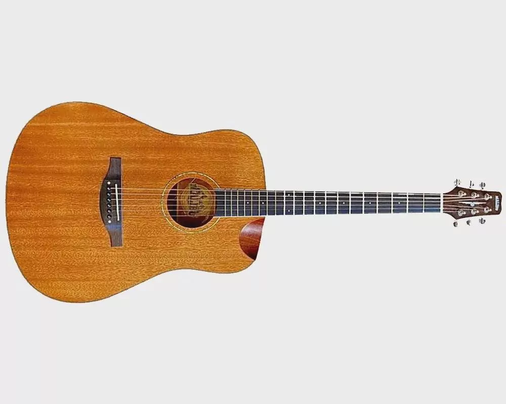 Violão Malibu C/ Efeito Folk Venice Plus Halfcutway Vfvc Mogno