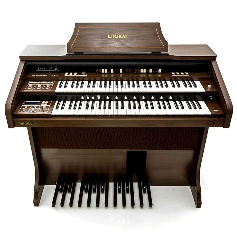 Órgão Eletronico Tokai T1 Liturgico marrom
