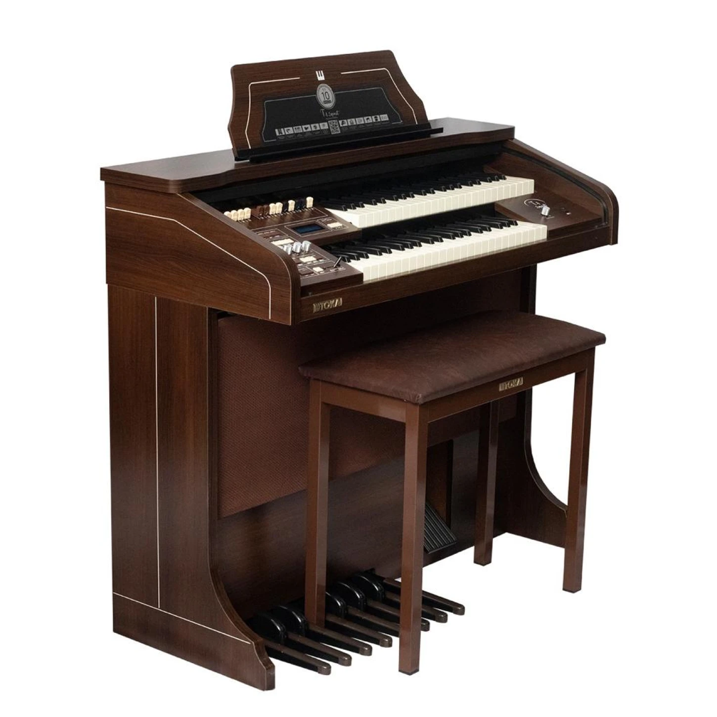 Órgão Eletronico Tokai T1 spinet Wengue