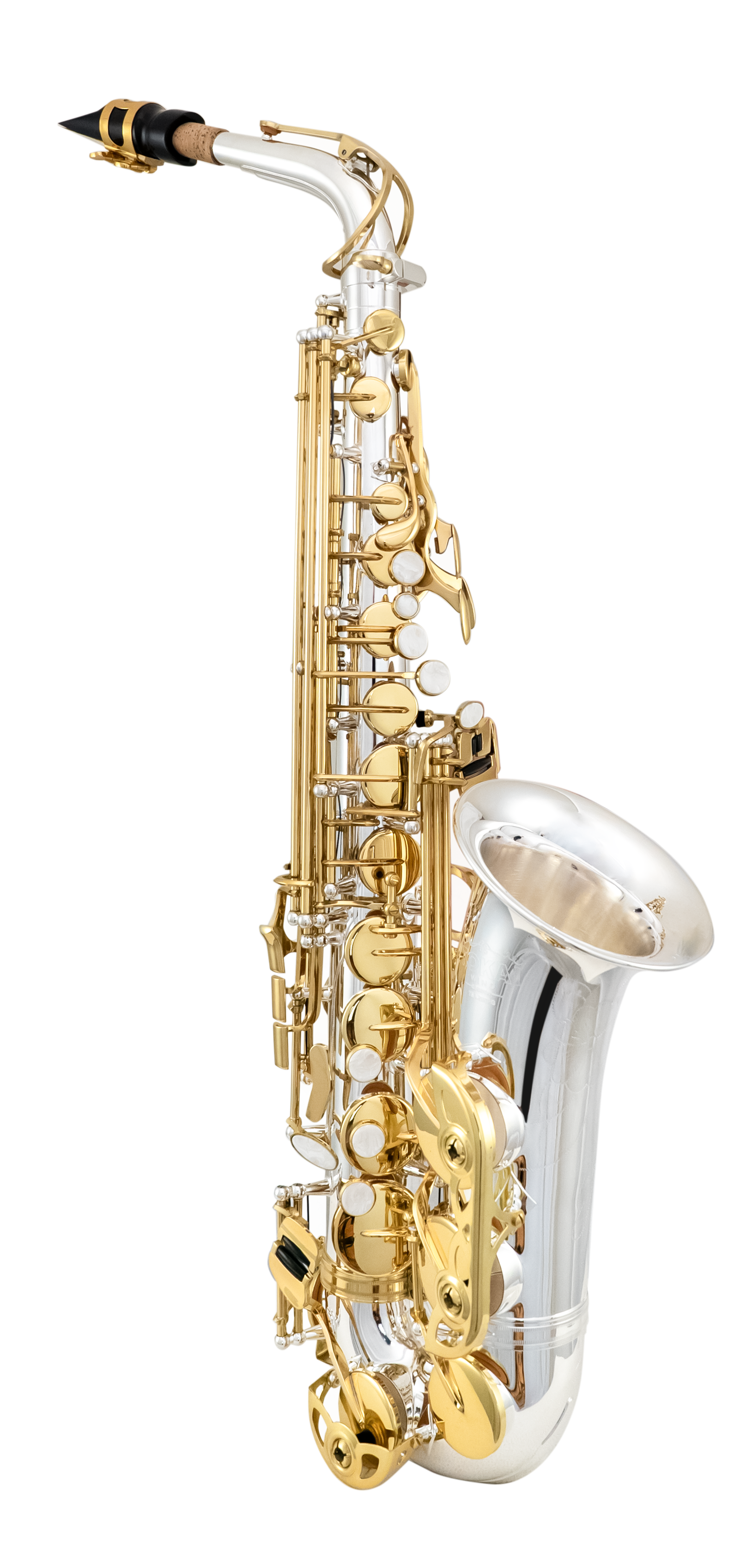 Saxofone Alto Tokai MIB Prata/Dourado