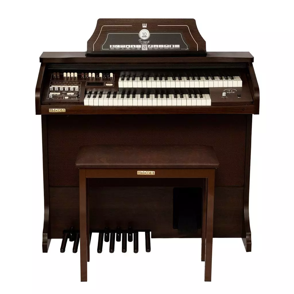 Órgão Eletronico Tokai T1 spinet Wengue