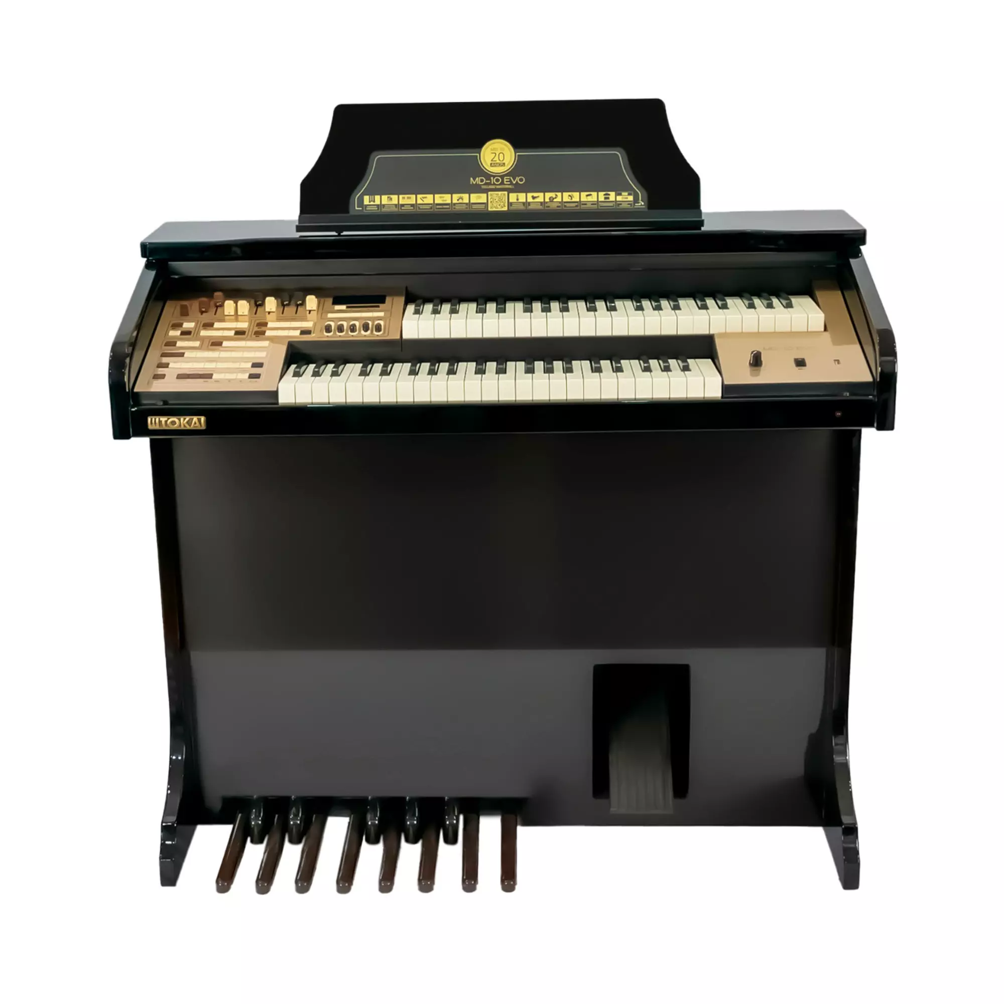 Órgão Eletronico Tokai MD-10 Evo Preto alto brilho