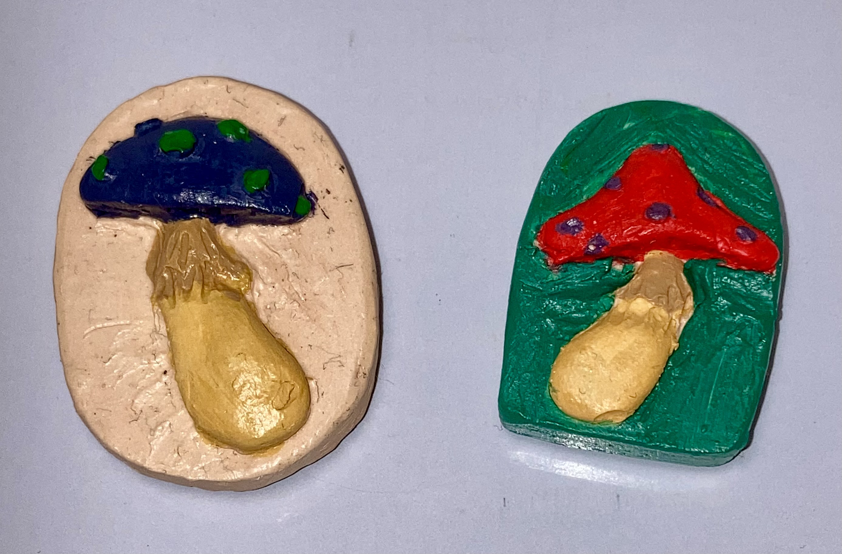 Handcrafted Mushroom Fridge Magnets