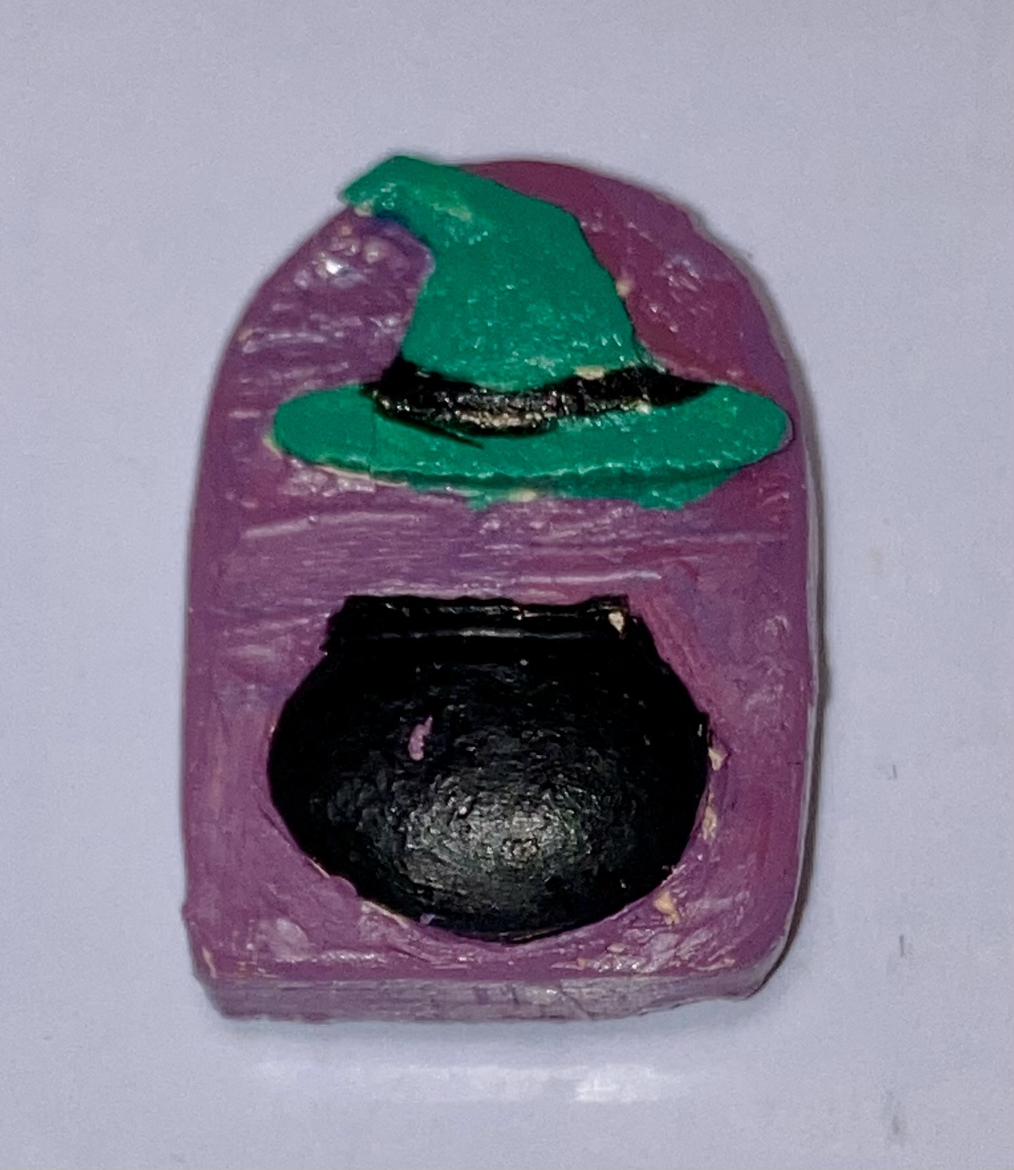 Handcrafted Witch Cauldron Magnet