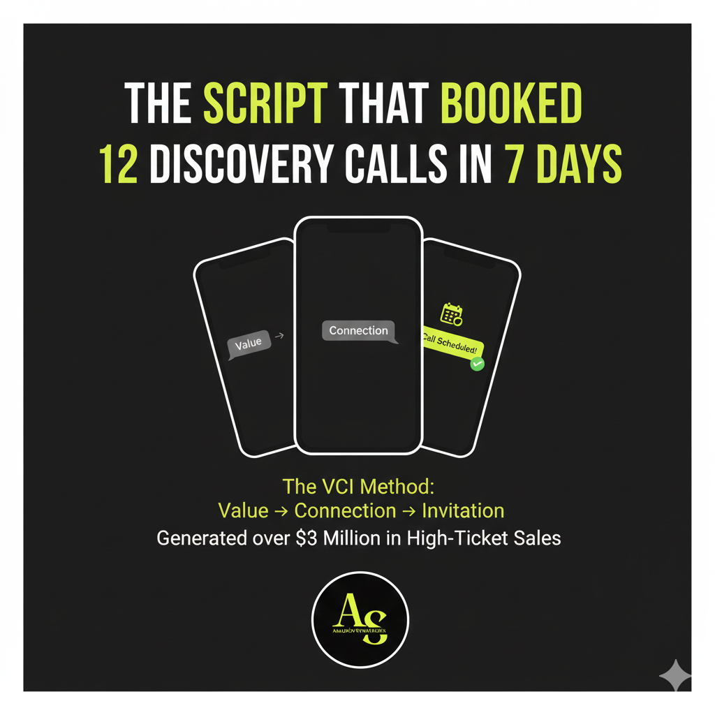 The Script that Booked 12 Discovery Calls in 7 Days