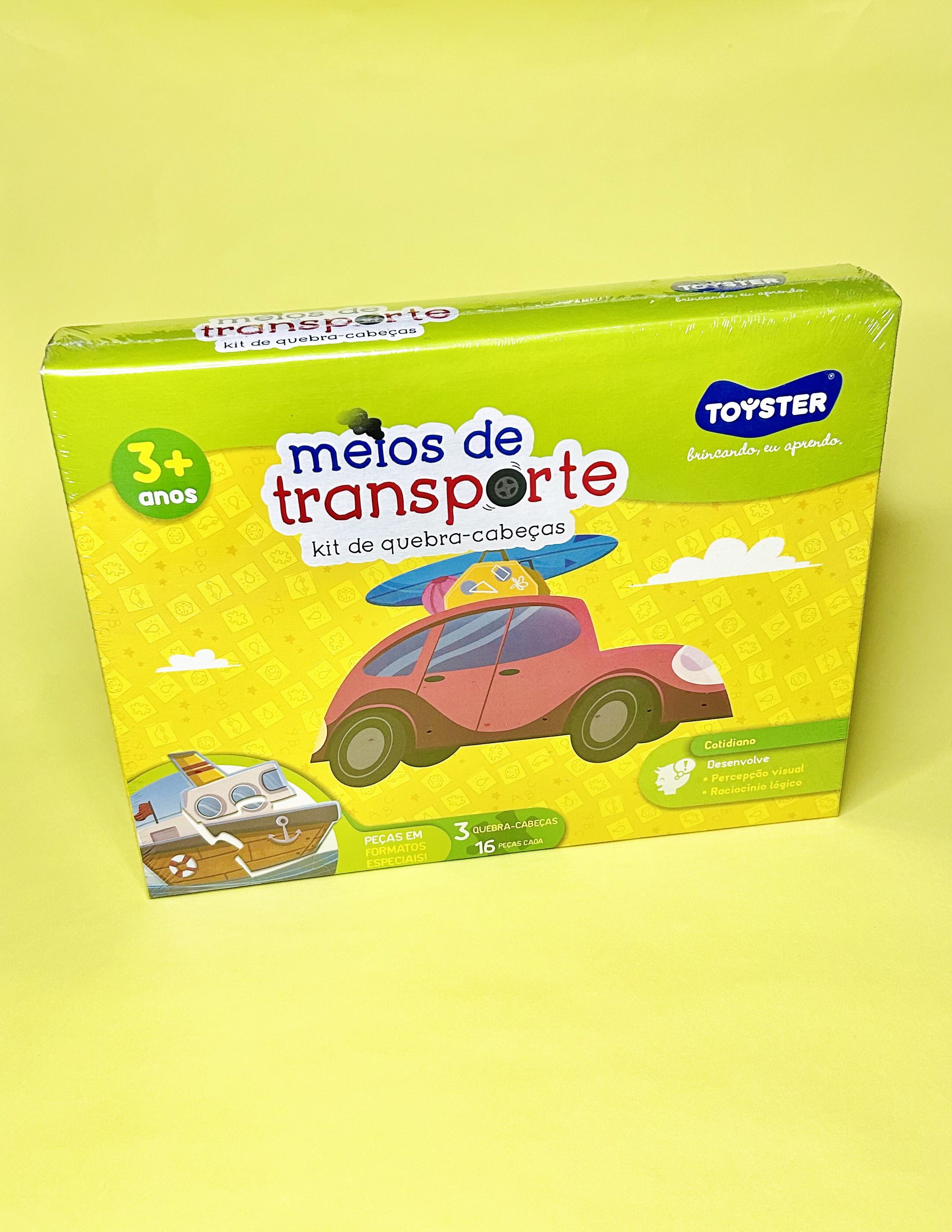 Meios de transporte - Kit de quebra-cabeça 