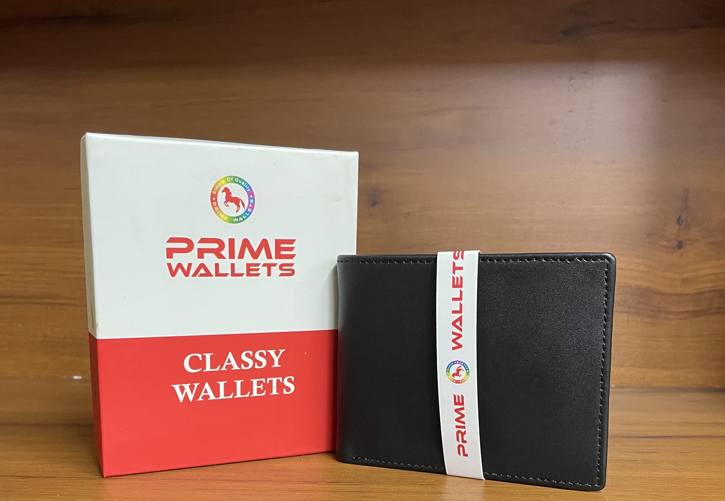 Prime Wallet - Plain Black 