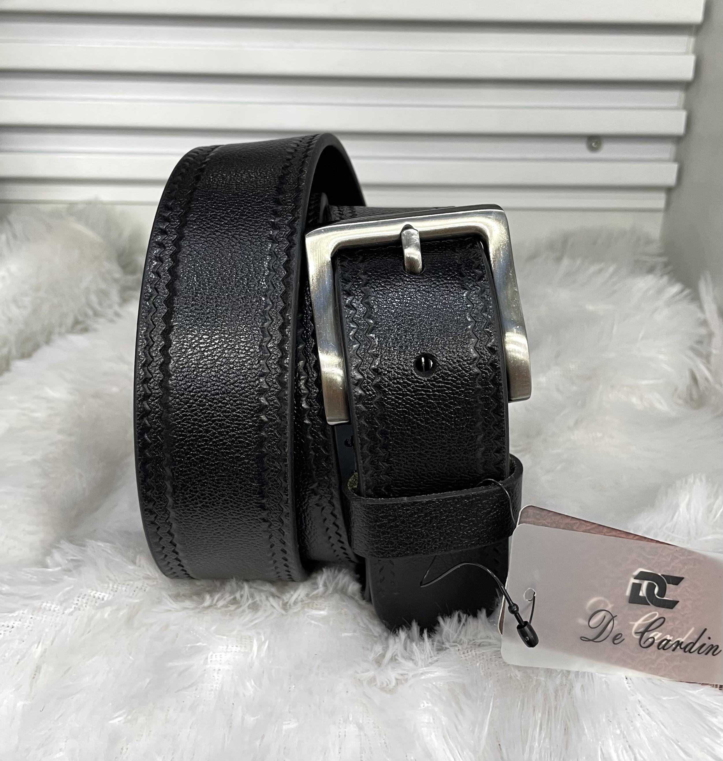Primebelt - Decardin Mular Black Leather Belt 