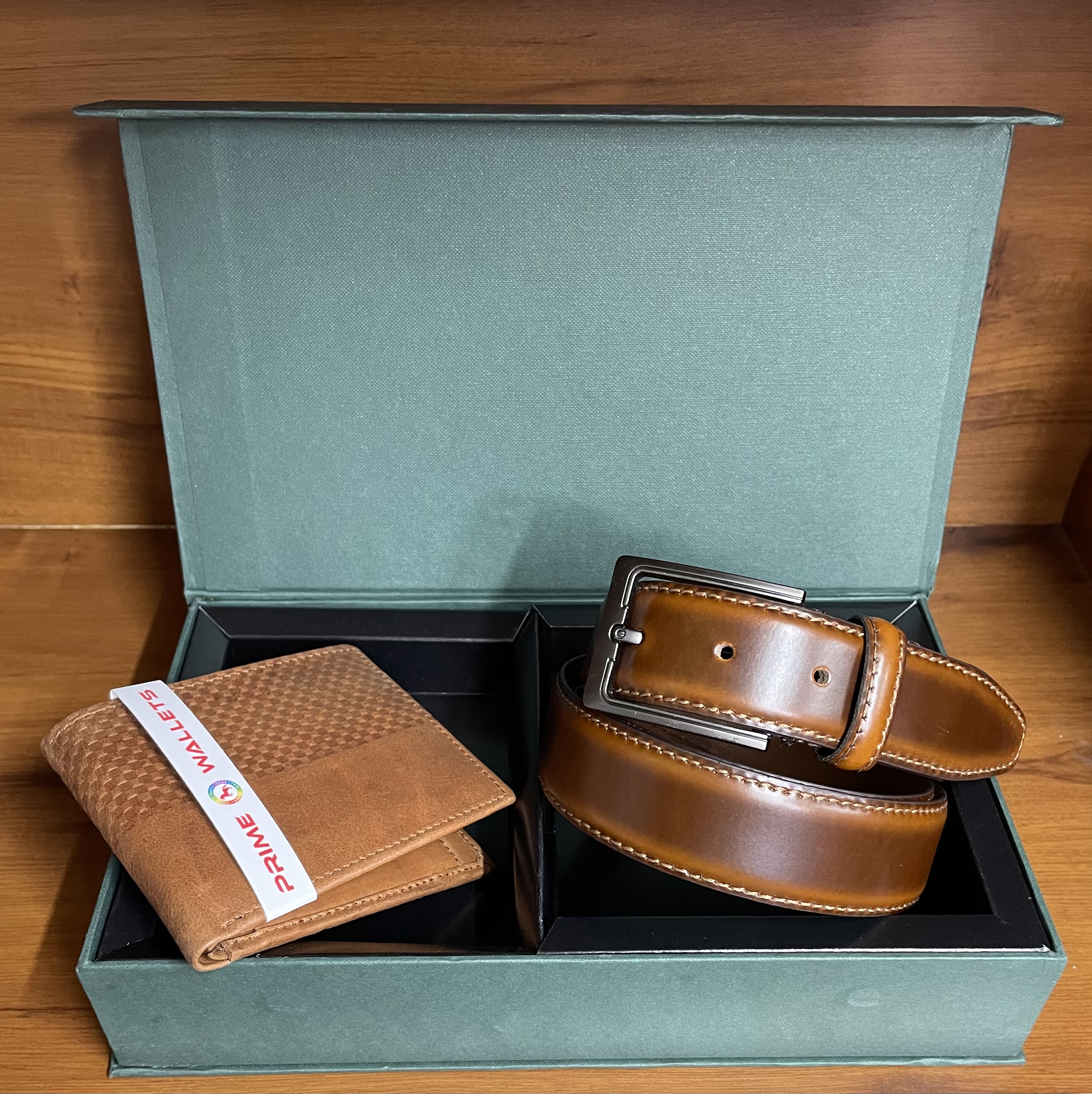 Primebelt - Belt & Wallet Tan Combo 