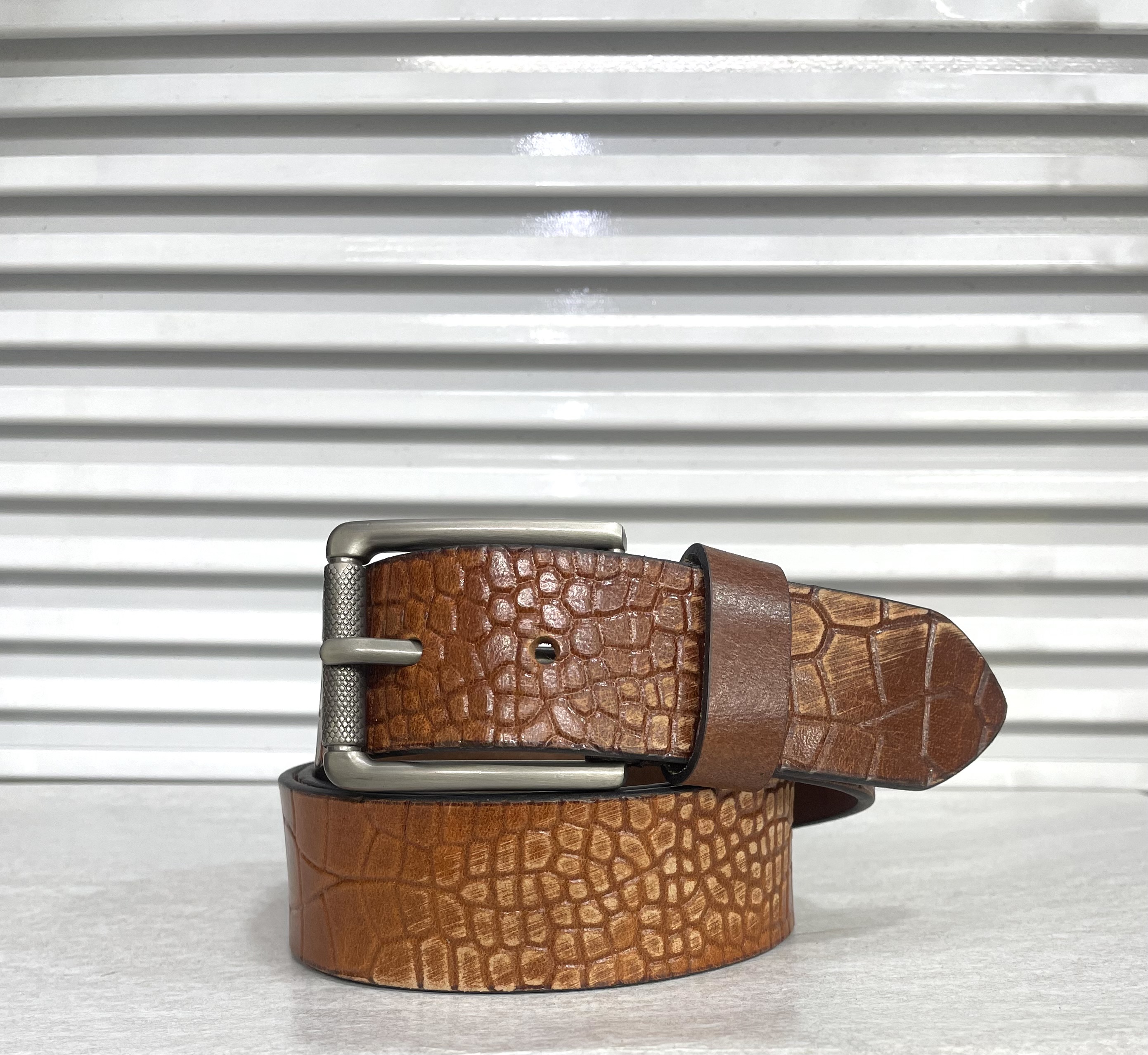 Primebelt - Croco Washer Tan 