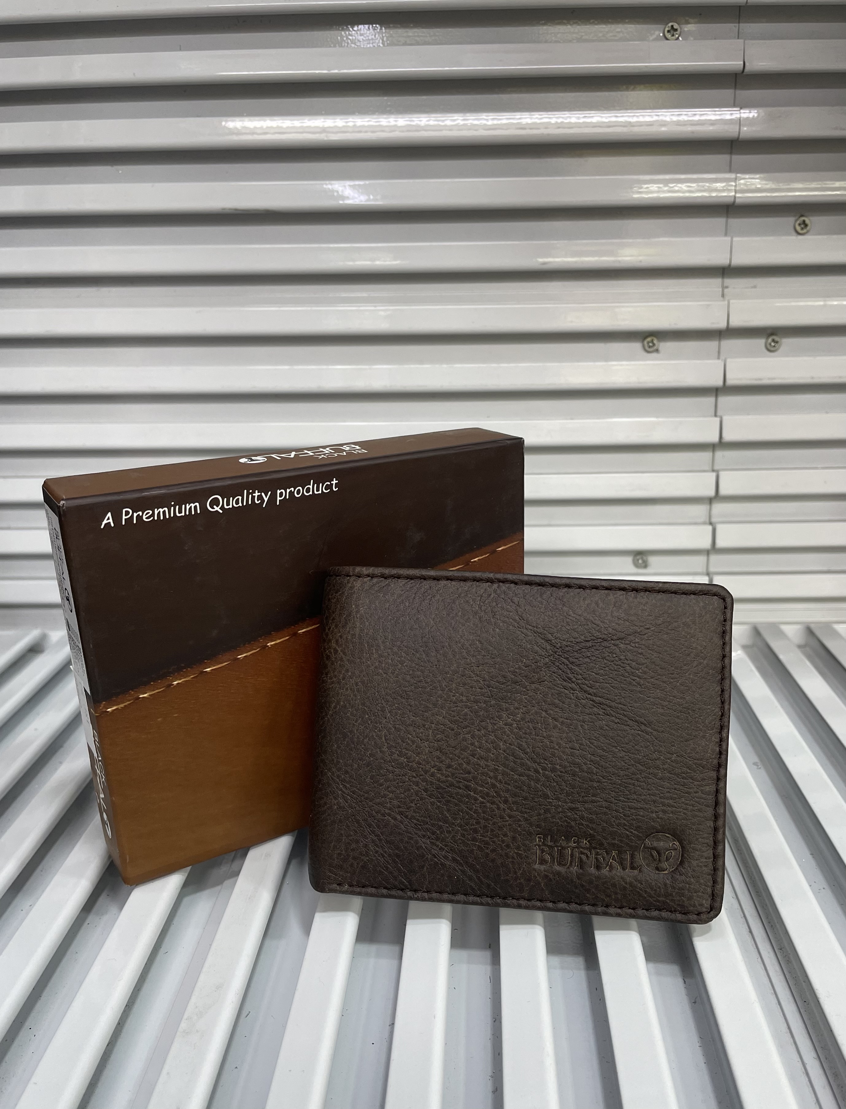 Primebelt - Black Buffalo Brown Wallet 