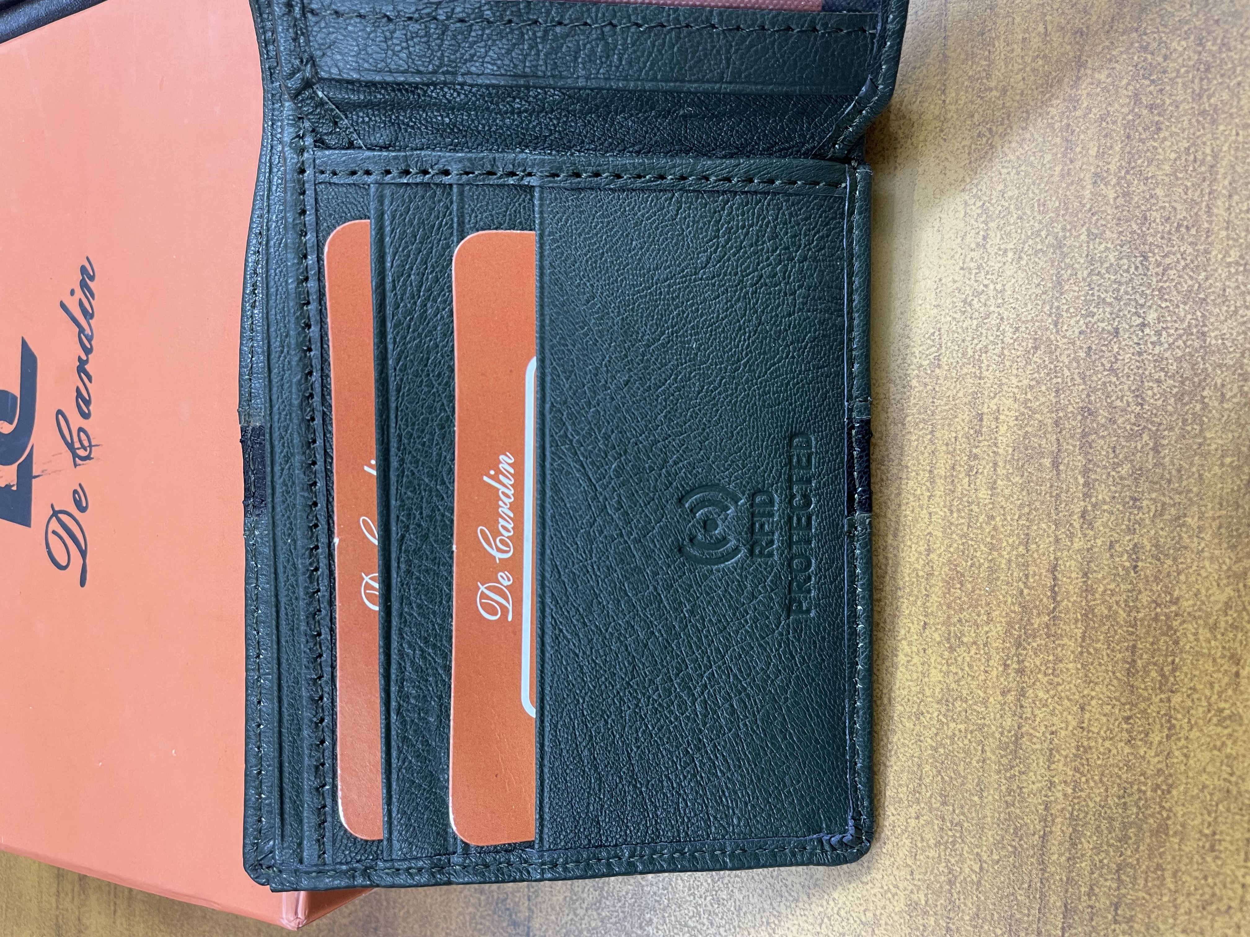 Primebelt - DeCardin Green Checked Wallet
