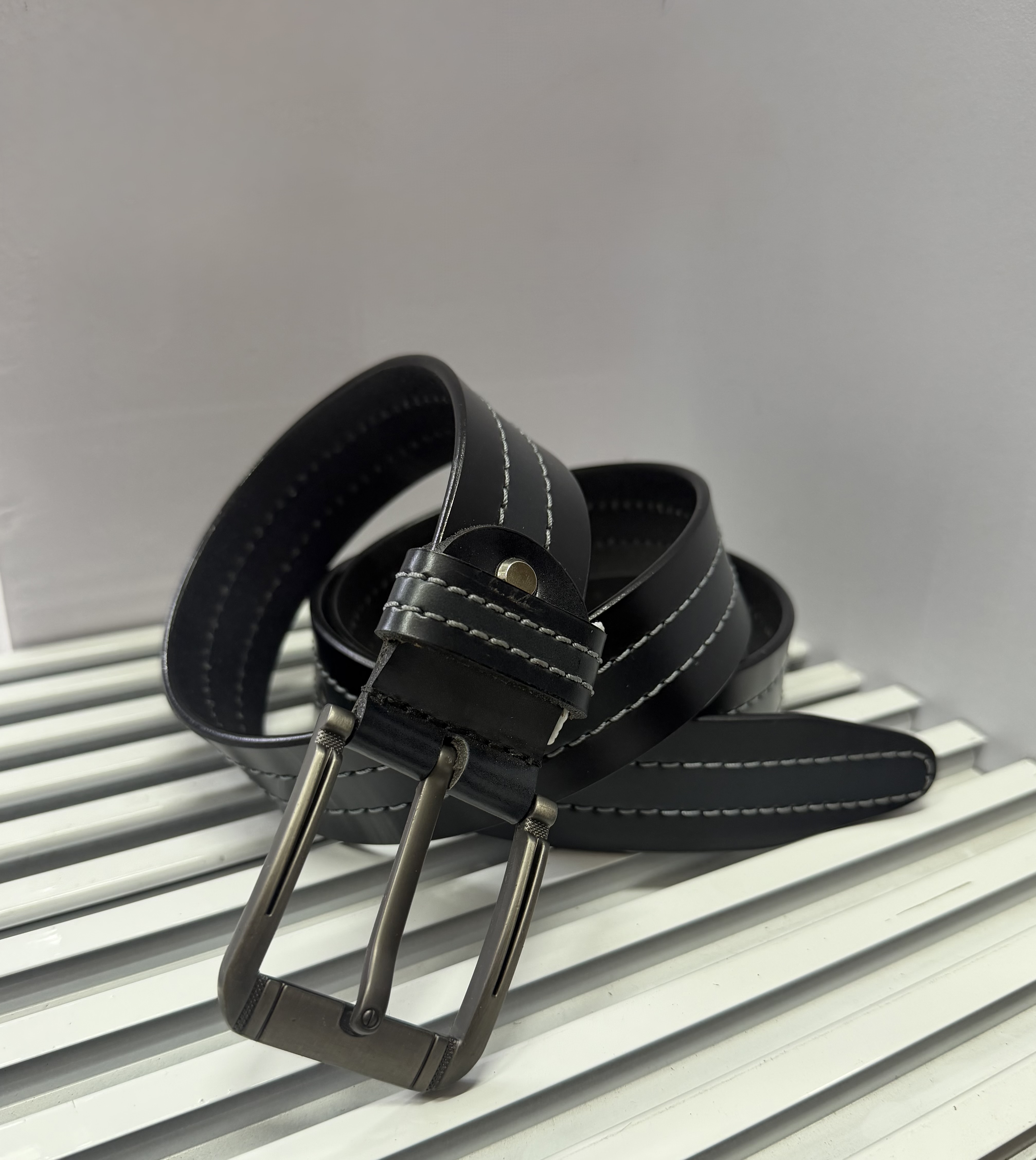 Primebelt - Black with Blue Shade Casual Belt 