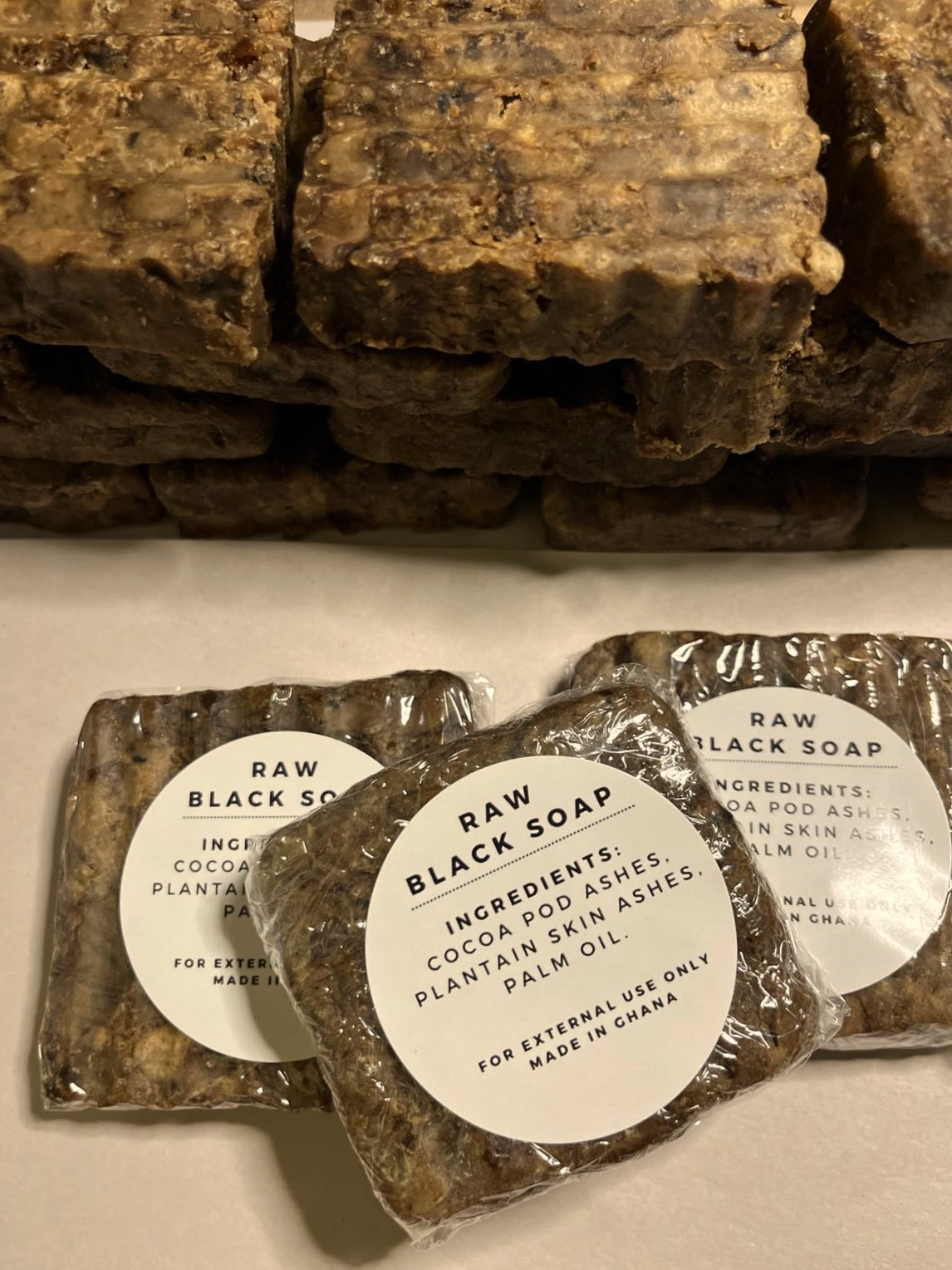 AFRICAN RAW BLACK SOAP