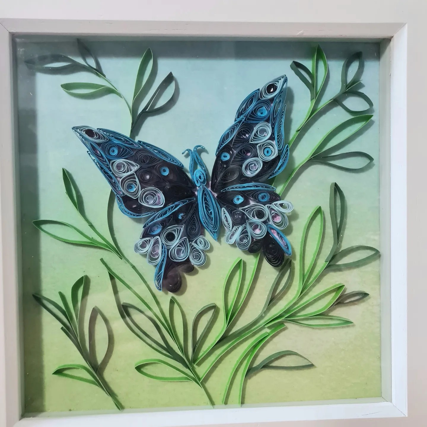 Butterfly Art Blue