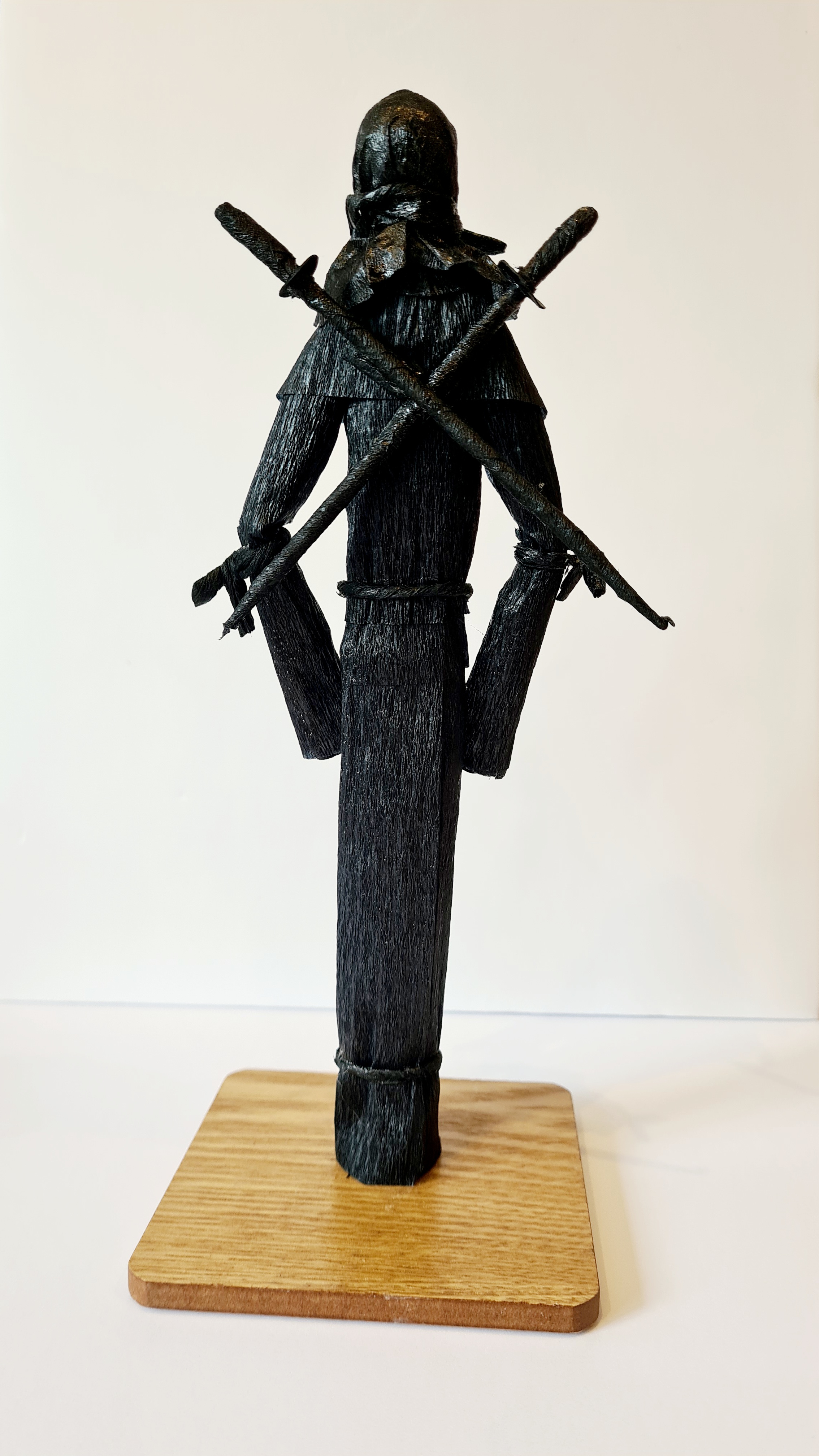 Handcrafted Paper Ninja Figurine