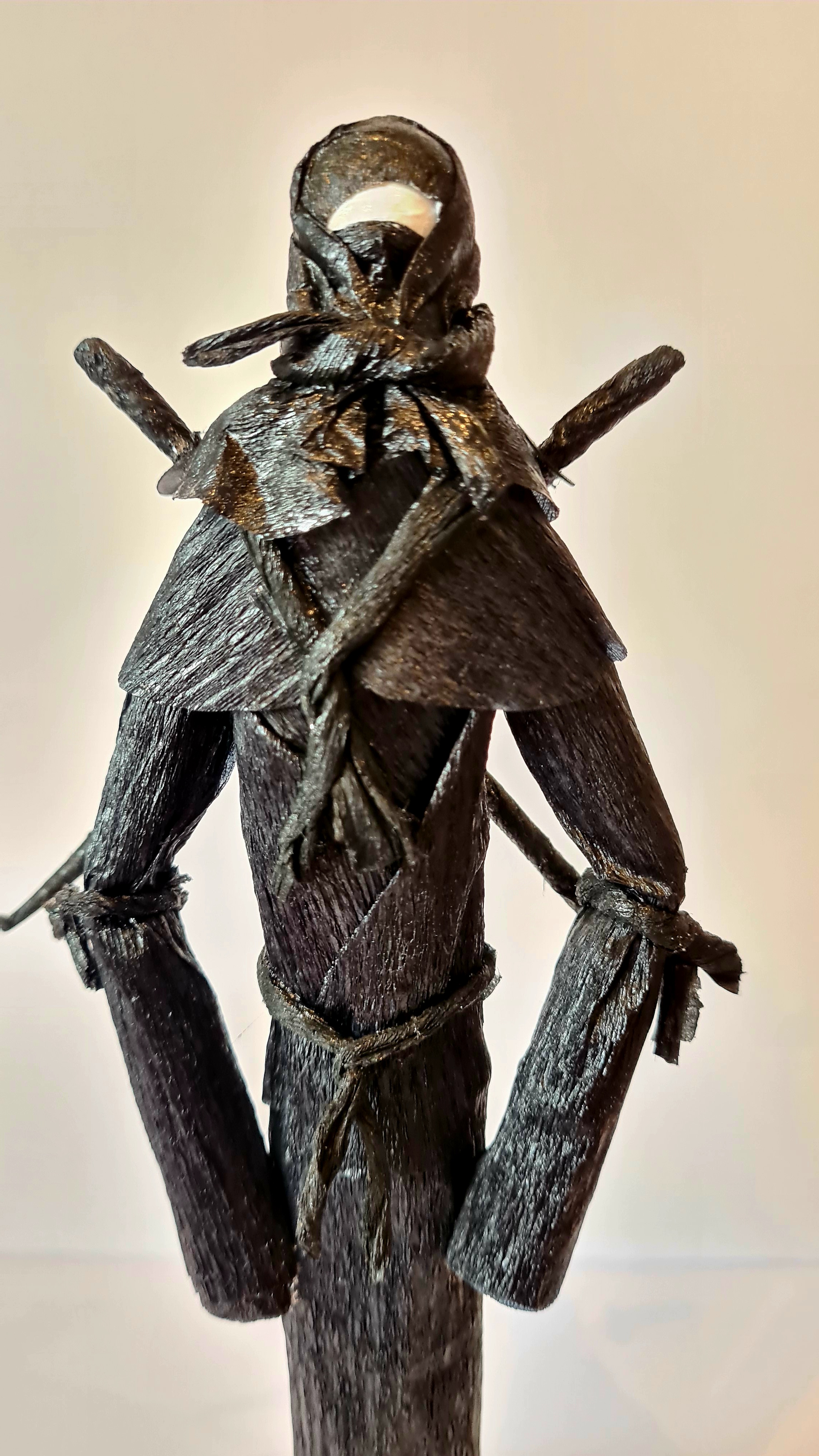 Handcrafted Paper Ninja Figurine