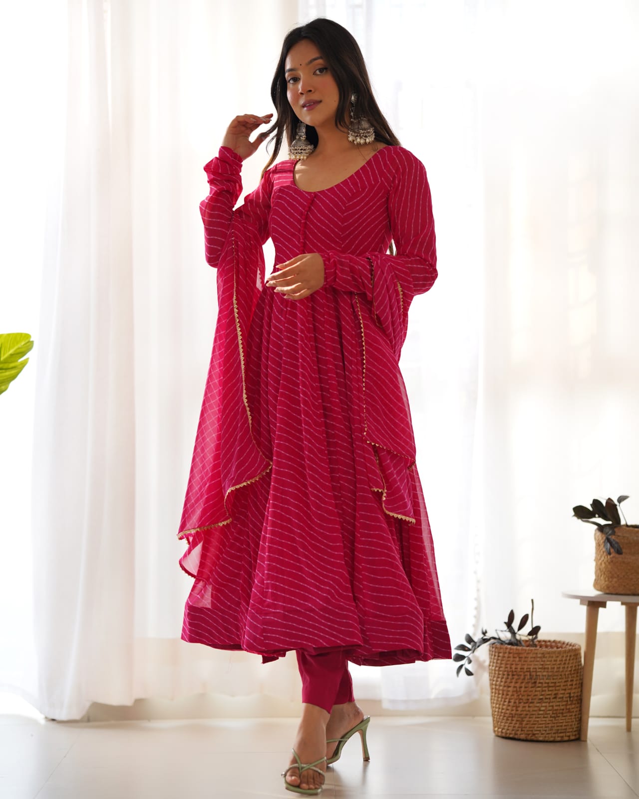 Fully Stitched Anarkali - Georgette