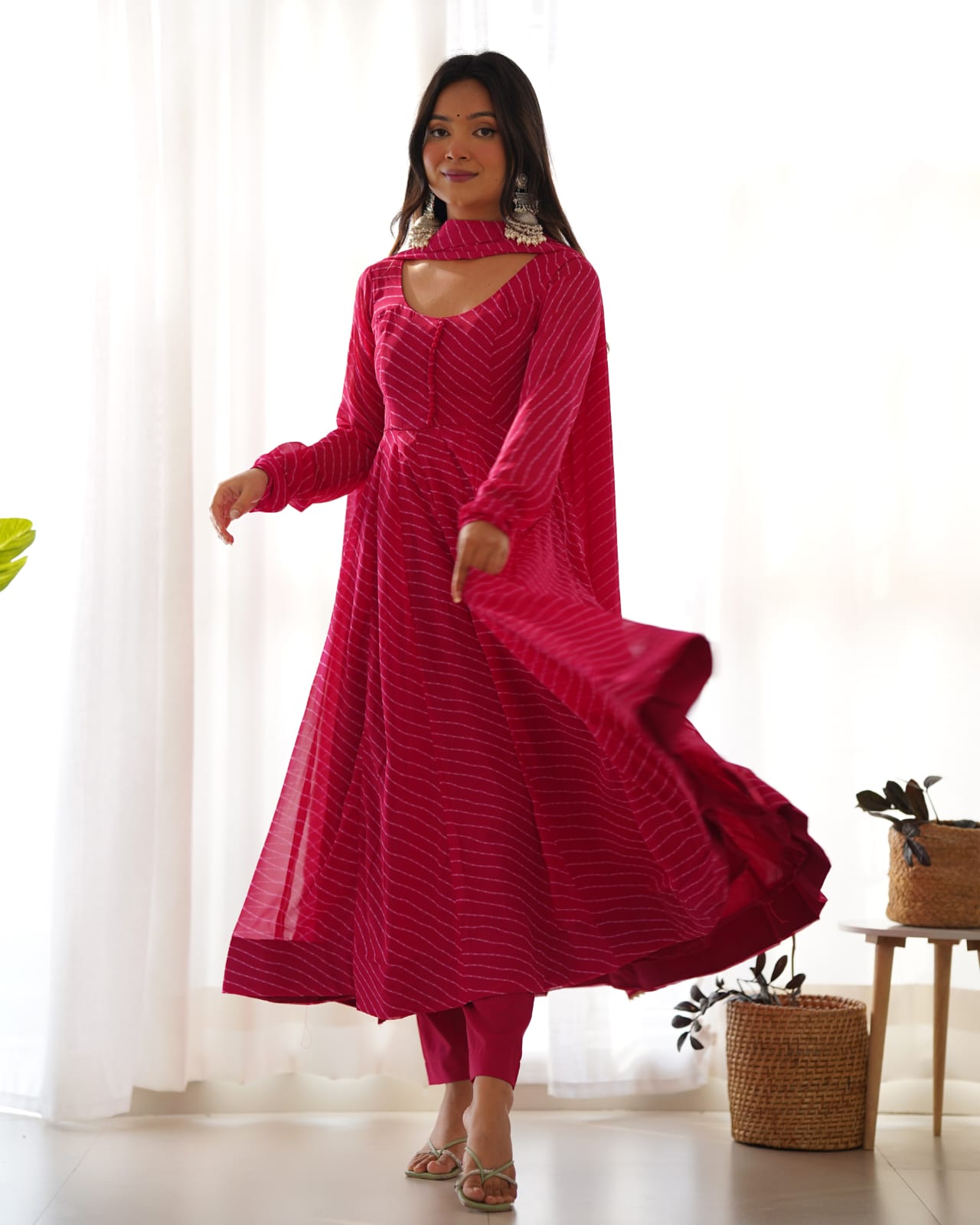 Fully Stitched Anarkali - Georgette